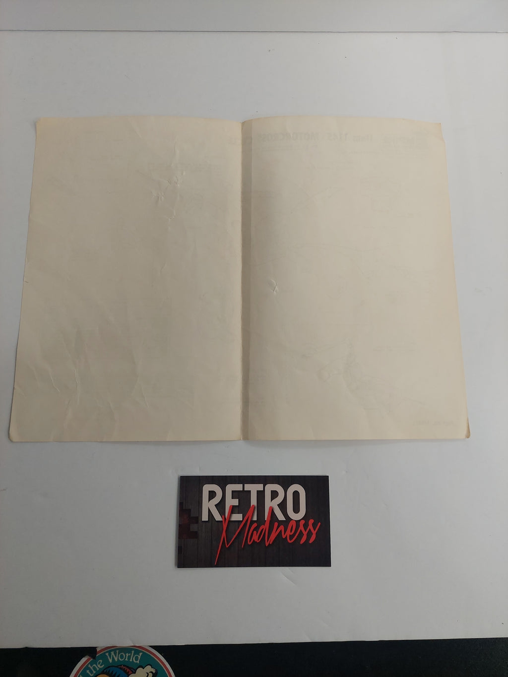 Vintage Empire Toys Item 1145 Motorcross Cycle Instruction Sheet
