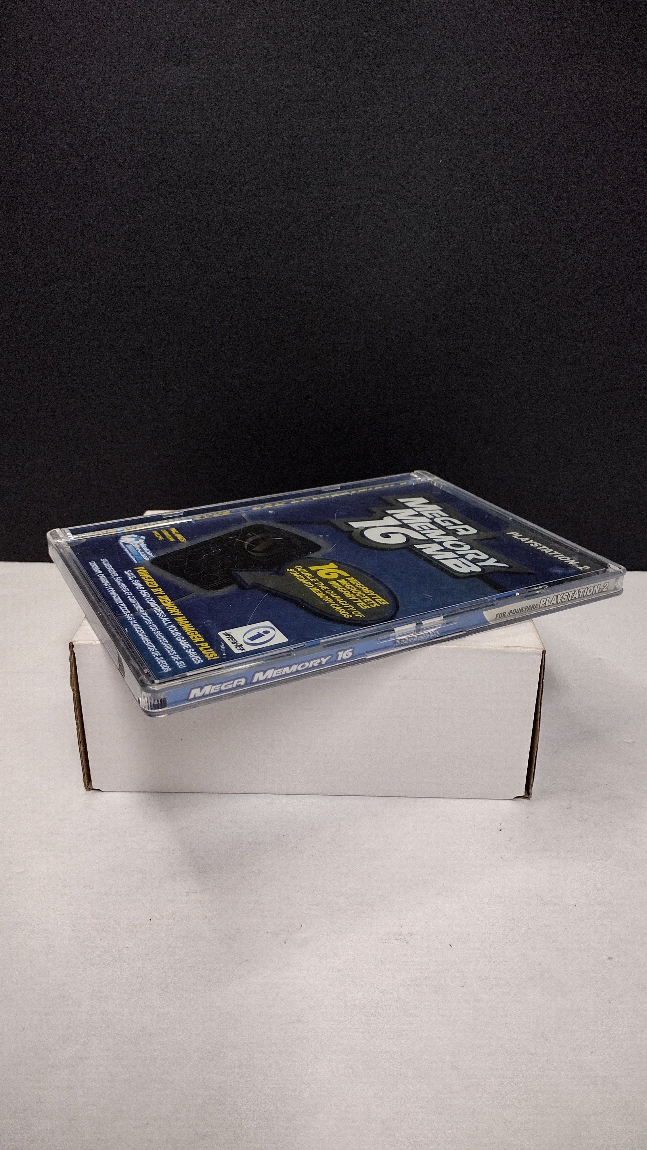 Vintage InterAct Mega Memory 16MB Memory Manager Disc, Case & Manual Lot – PlayStation 2 (PS2) – Tested & Working