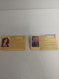 Vintage Teenage Mutant Ninja Turtles  April O'Neil and Krang File Cards