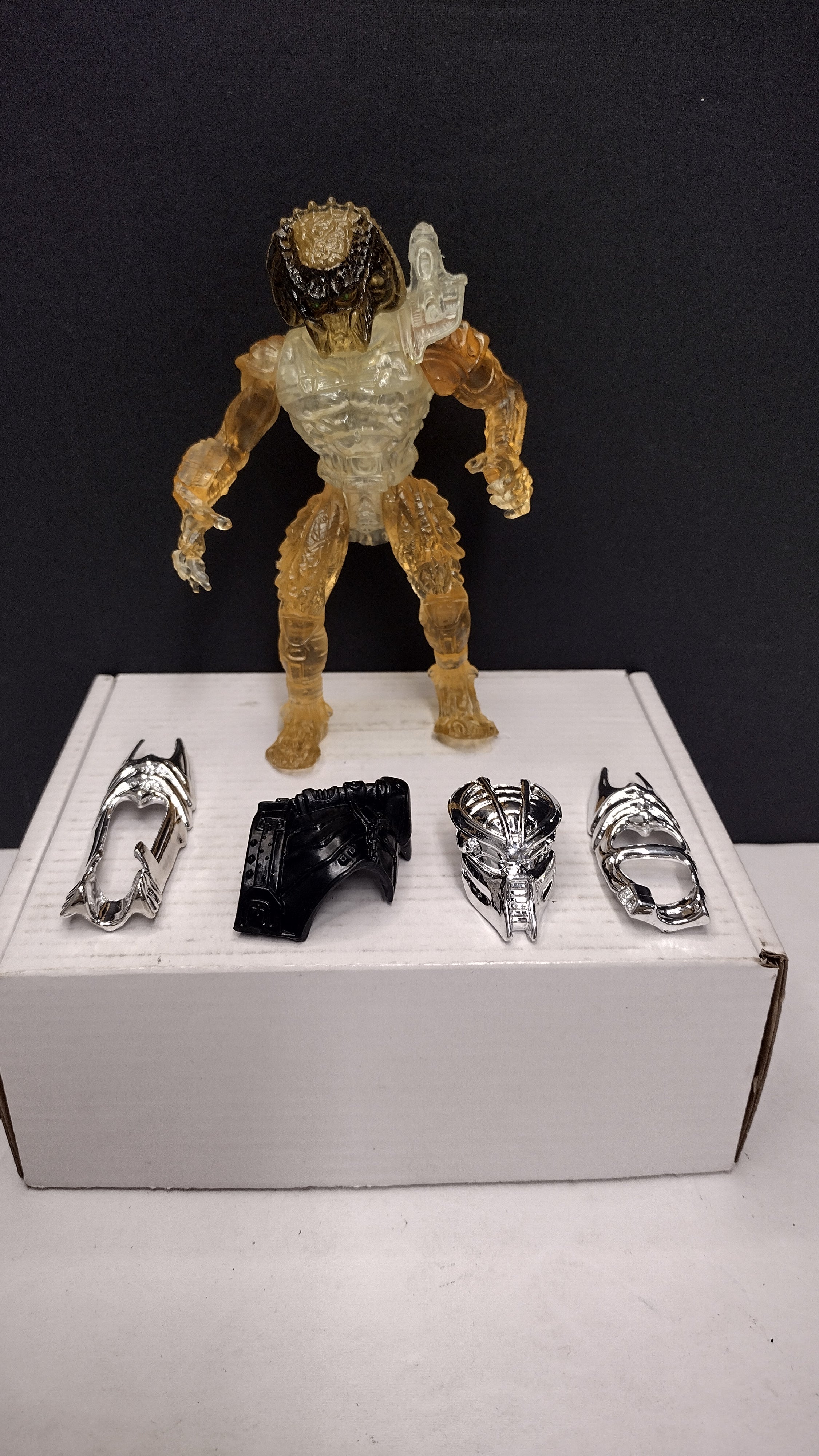Vintage 1993 Kenner Predator Mail-In Exclusive Action Figure (Figure A - Complete with Mailer Box, Bags & Instructions)