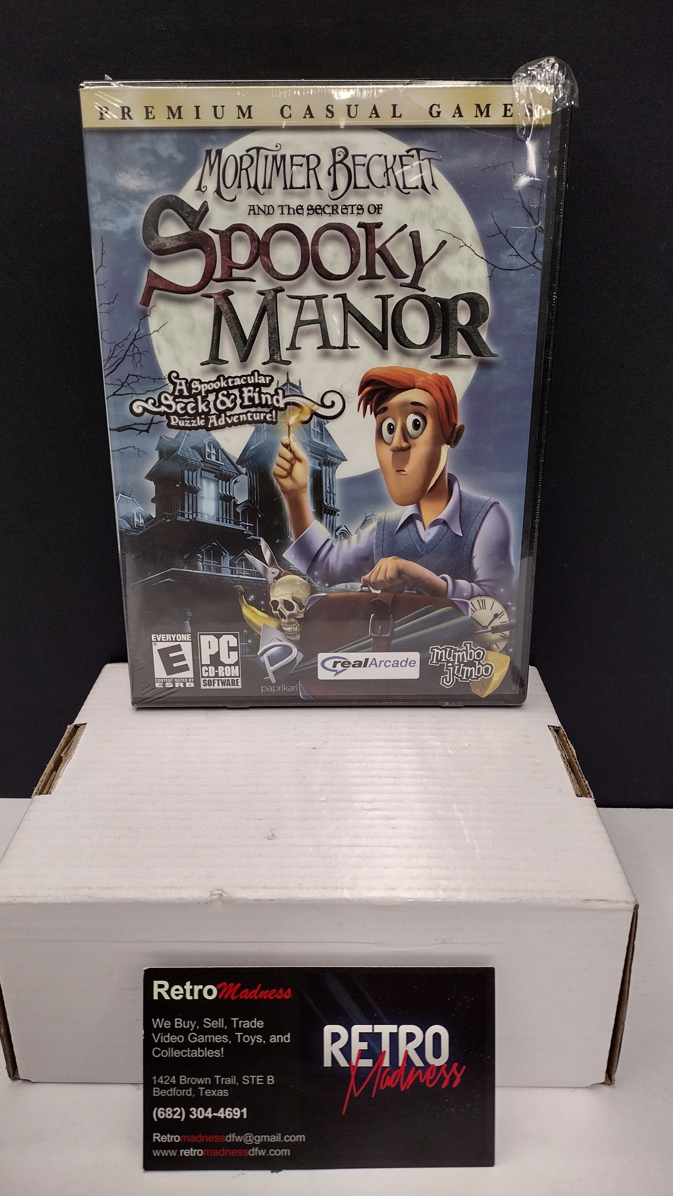 Mortimer Beckett and the Secrets of Spooky Manor PC CD-ROM Game – Complete "Seek & Find" Hidden Object Adventure