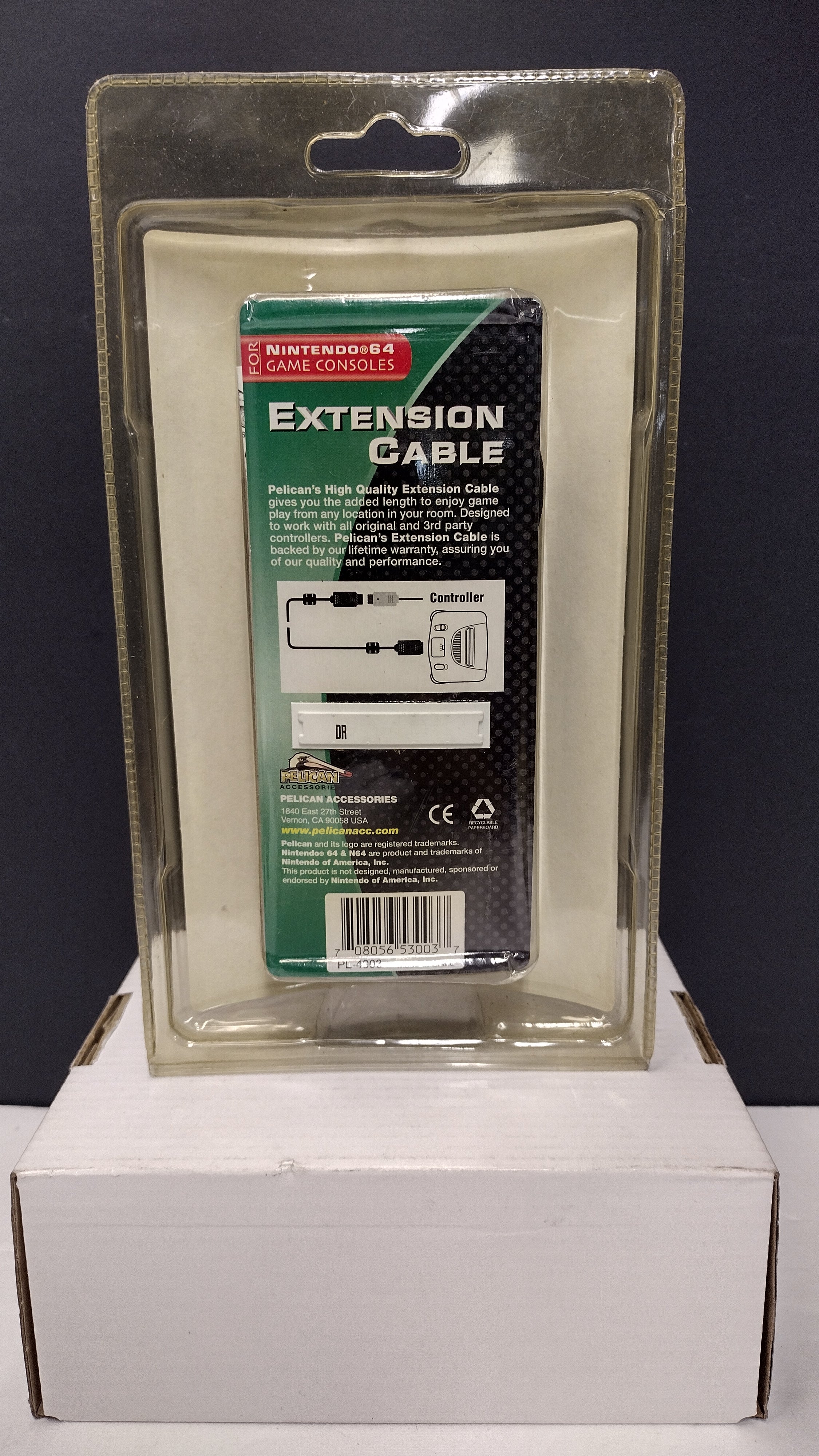 Pelican Accessories for the Nintendo 64 Extension Cable 6 FT