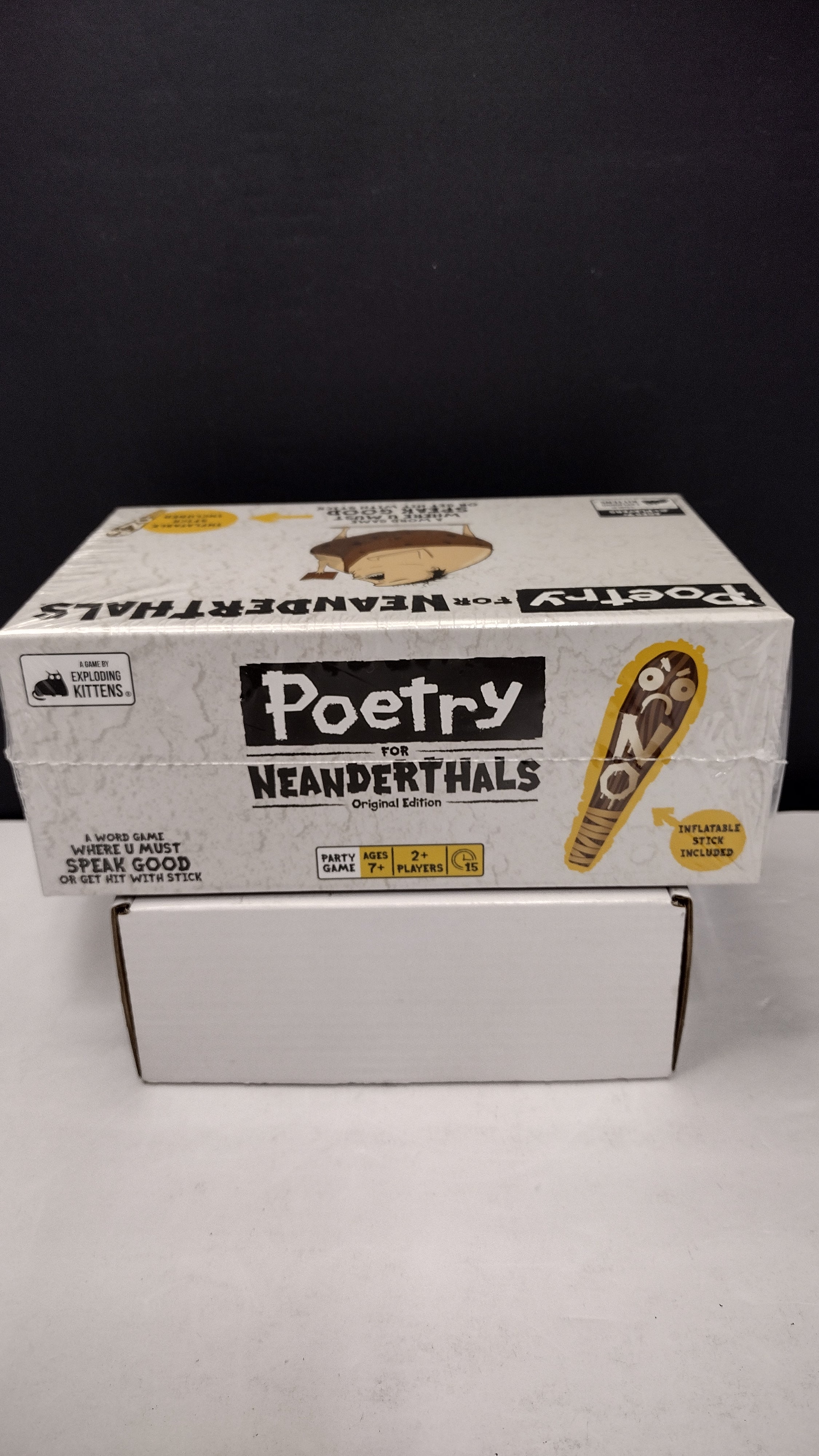 Exploding Kittens Poetry for Neanderthals Word Card Game- New/ Sealed