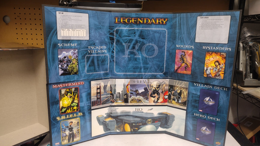 2012 Upper Deck Legendary: A Marvel Deck Building Game- Complete (Former Store Demo)