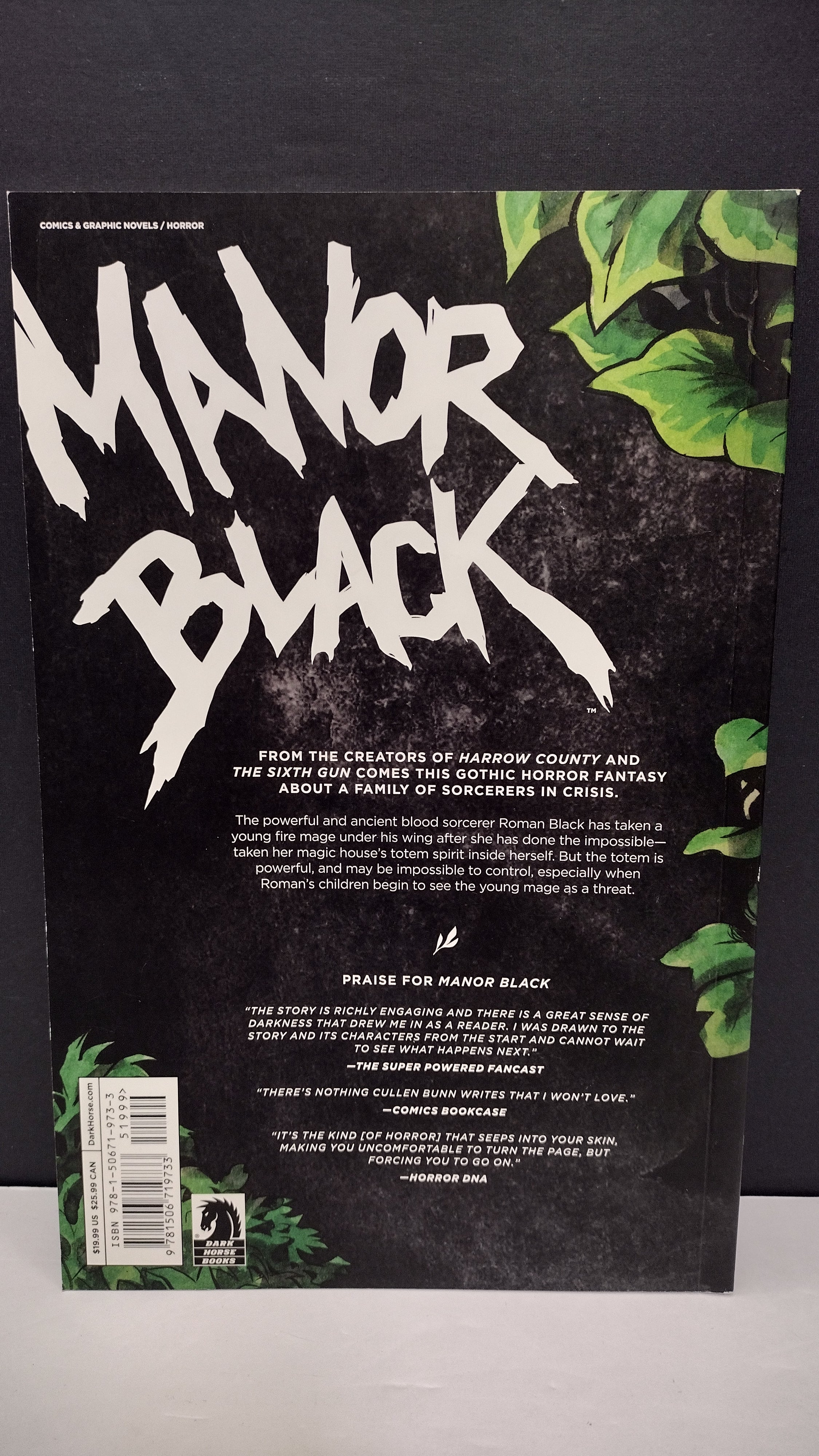 (MATURE) Manor Black Volume 2: Fire in the Blood by Cullen Bunn – New Paperback