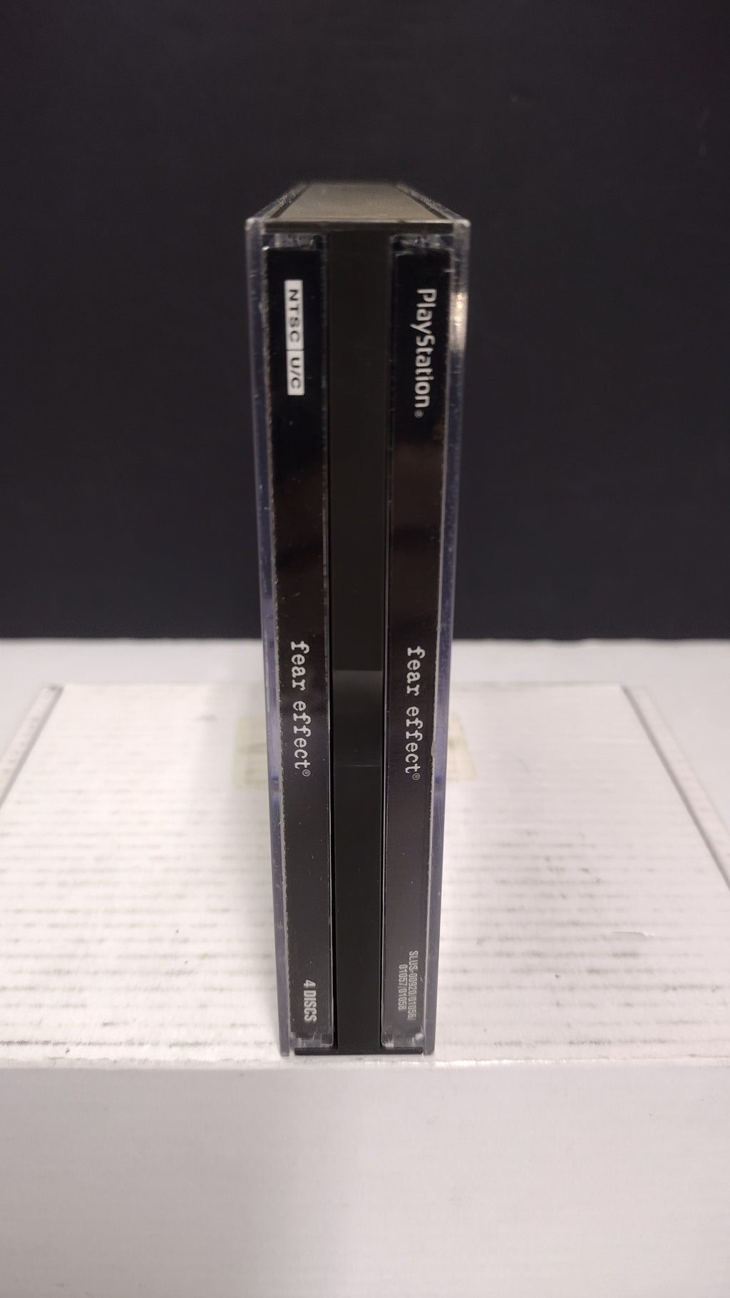 Fear Effect Sony PlayStation 1 Discs 2 3 4 Case & Manual Missing Disc 1