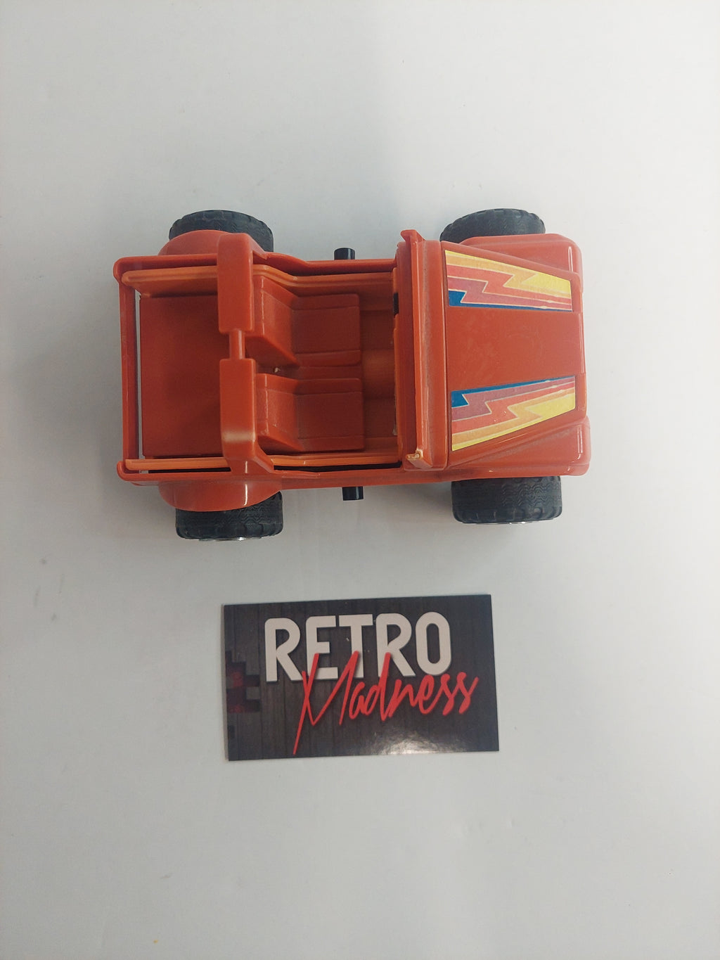 Vintage M.A.S.K. Gator Orange Jeep CJ5 Speed Boat Hydroplane Incomplete