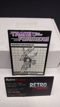 Vintage 1984 Original G1 Transformers Shrapnel Instruction Booklet