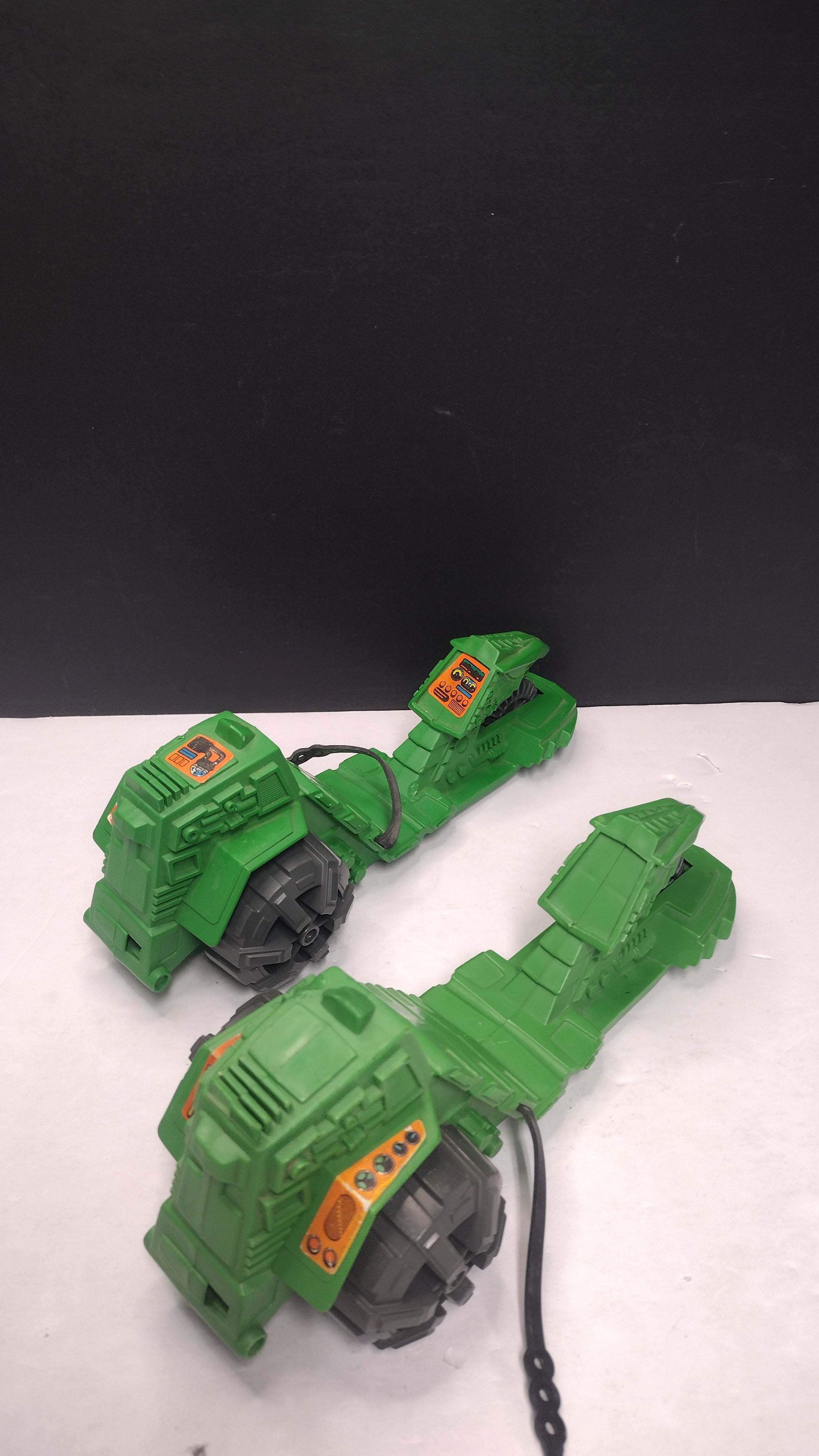 Vintage 1983 He-Man Masters of the Universe MOTU Road Ripper Vehicles (Mattel - Lot of 2 / Incomplete / No Rip Cords)