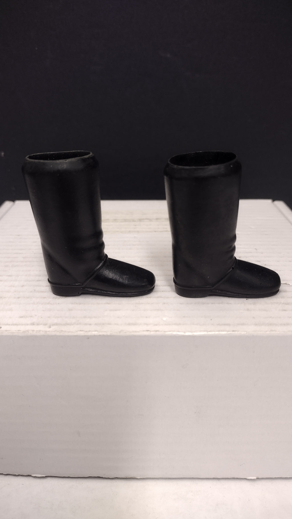 1973 Gabriel Lone Ranger Vintage Black Boots Pair Action Figure Gear