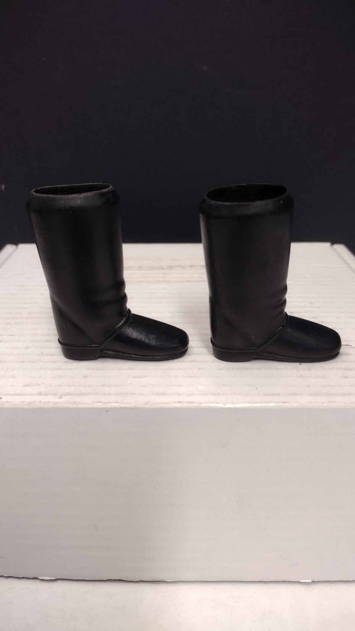 1973 Gabriel Lone Ranger Vintage Black Boots Pair Action Figure Gear