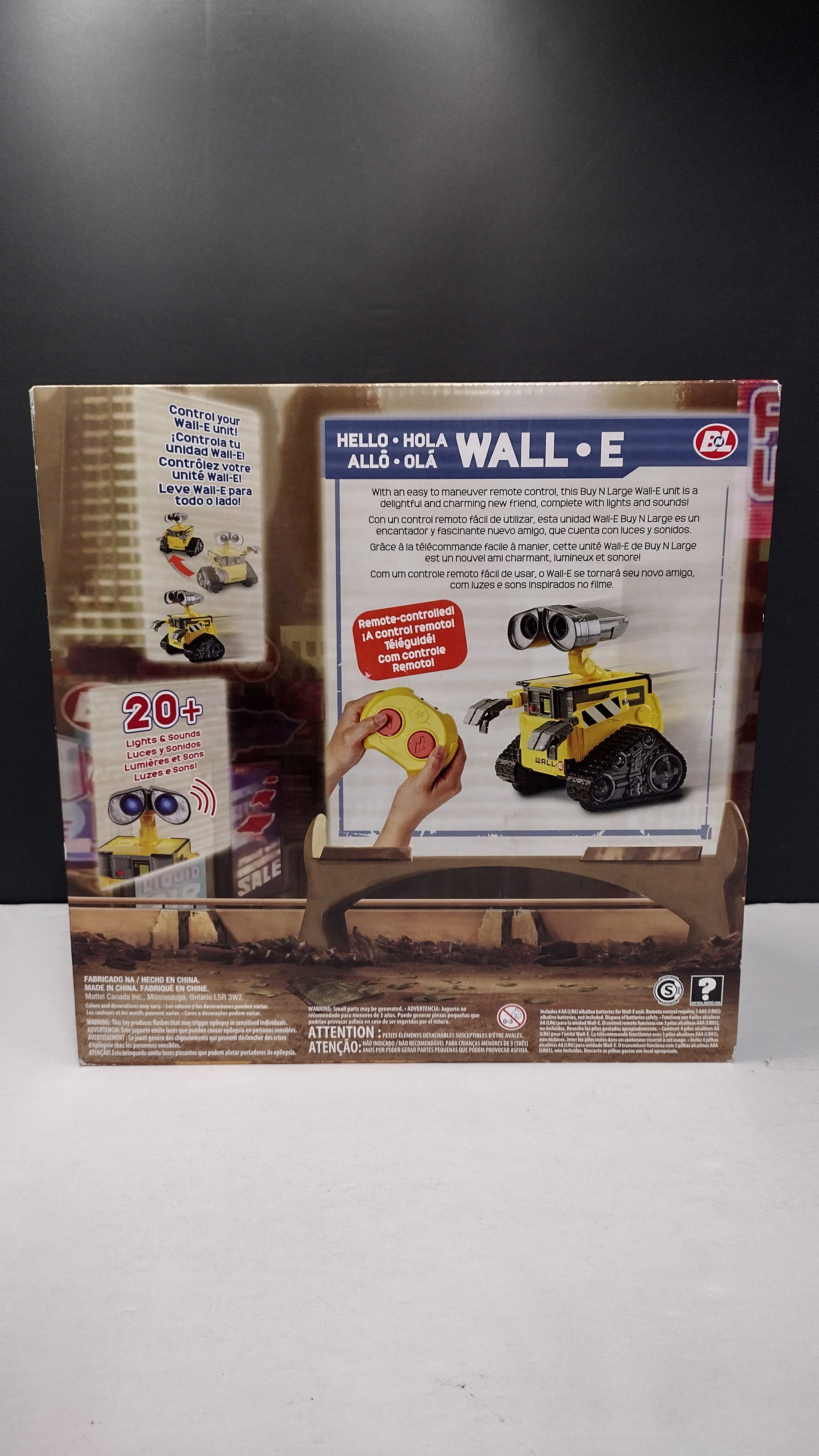 Hello Wall-E Disney Remote Control Robot With Box (Tested and Working)