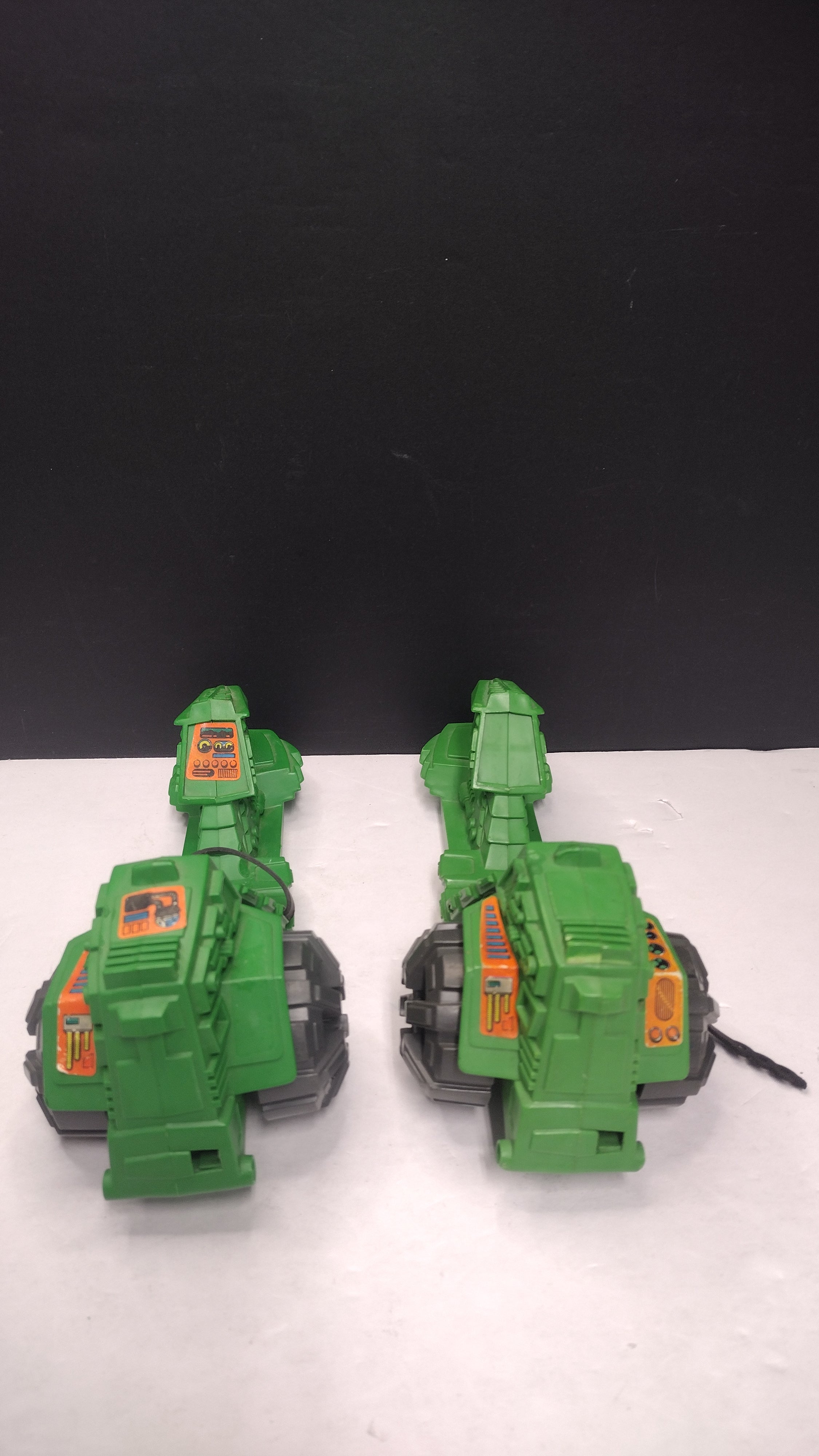 Vintage 1983 He-Man Masters of the Universe MOTU Road Ripper Vehicles (Mattel - Lot of 2 / Incomplete / No Rip Cords)