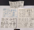 Vintage Original G1 & G2 Transformers Combiner Instruction Papers Lot
