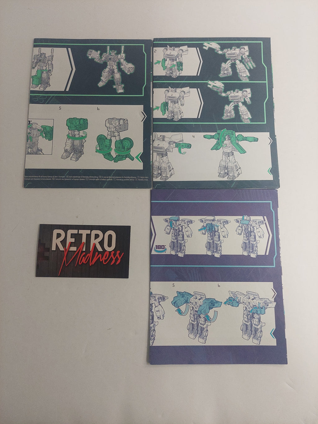 Lot of Transformers Legacy Evolution Instruction Booklets