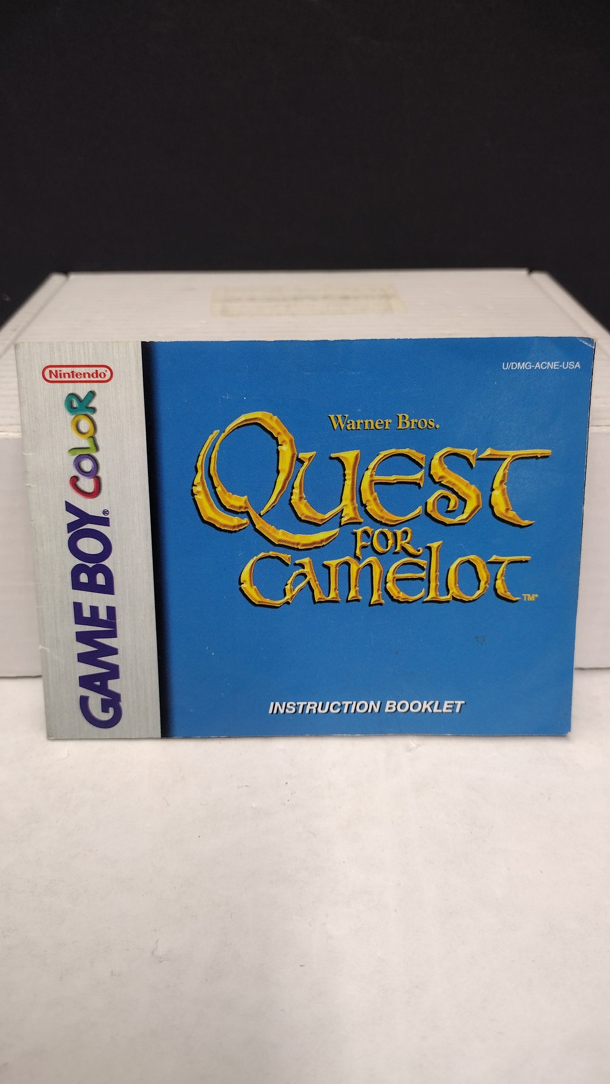 Nintendo Game Boy Color: Quest For Camelot Instruction Manual ONLY