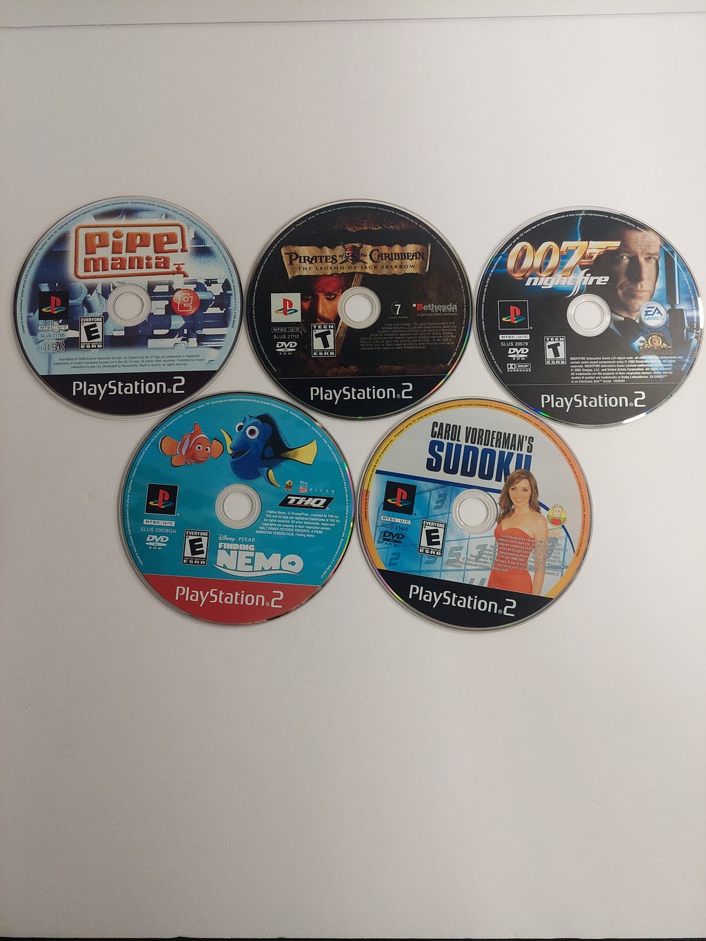 Sony PlayStation 2 PS2 Game Discs ONLY Lot D