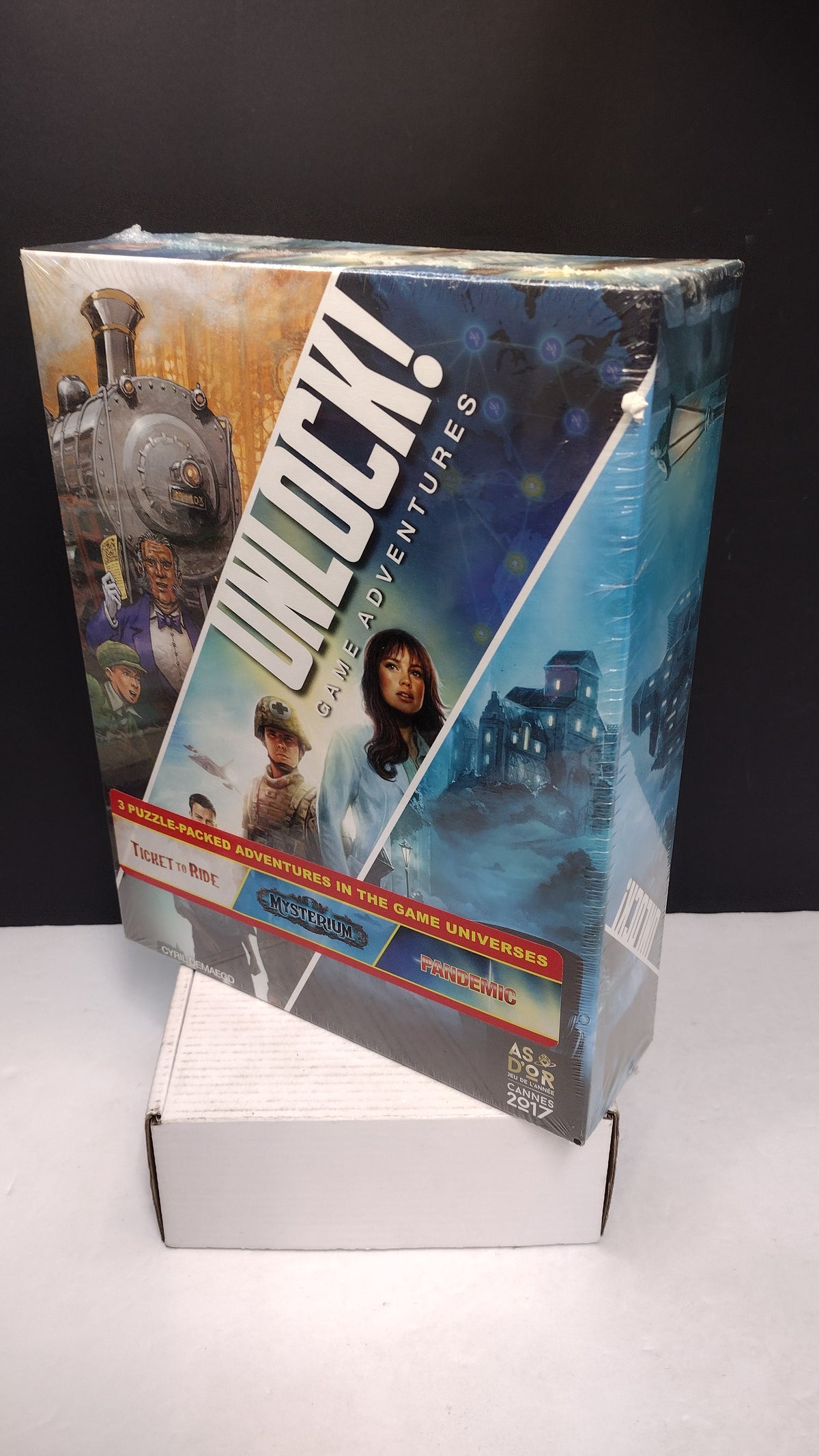 Unlock! Game Adventures Escape Room Board Game 3-in-1 Box Set New Sealed