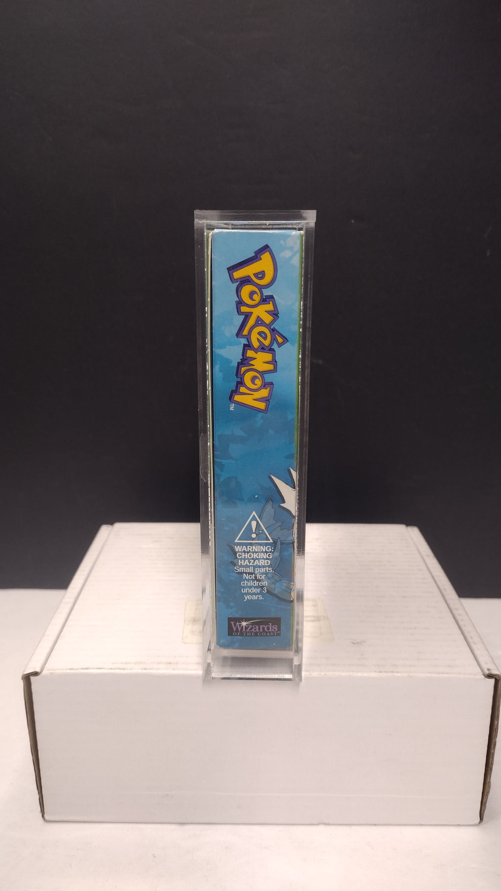 Vintage 1999 Pokémon TCG Base Set "Overgrowth" Theme Deck Box & Rulebook Manual (Wizards of the Coast - Box & Manual Only / No Cards - Includes Acrylic Protector)