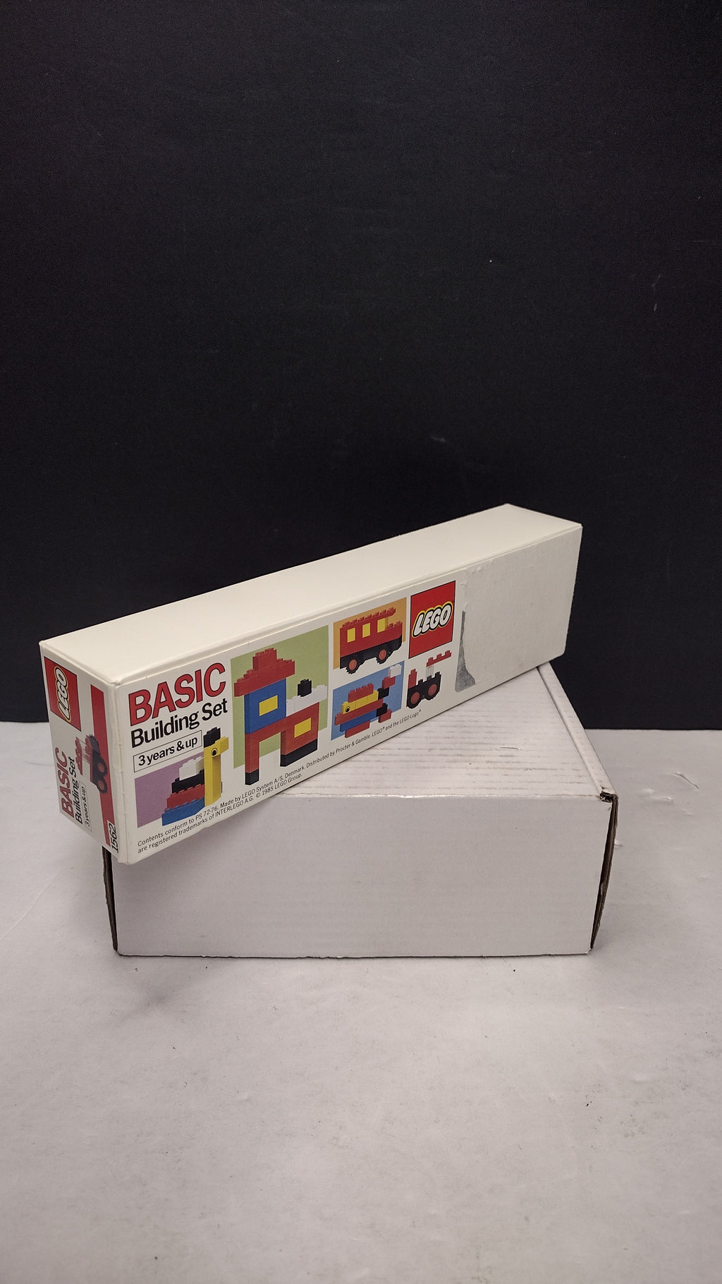 Vintage 1985 LEGO Basic Building Set #1562 Crest Toothpaste Mail-In Promo (Factory Sealed / Sticker Removal Packaging Wear)