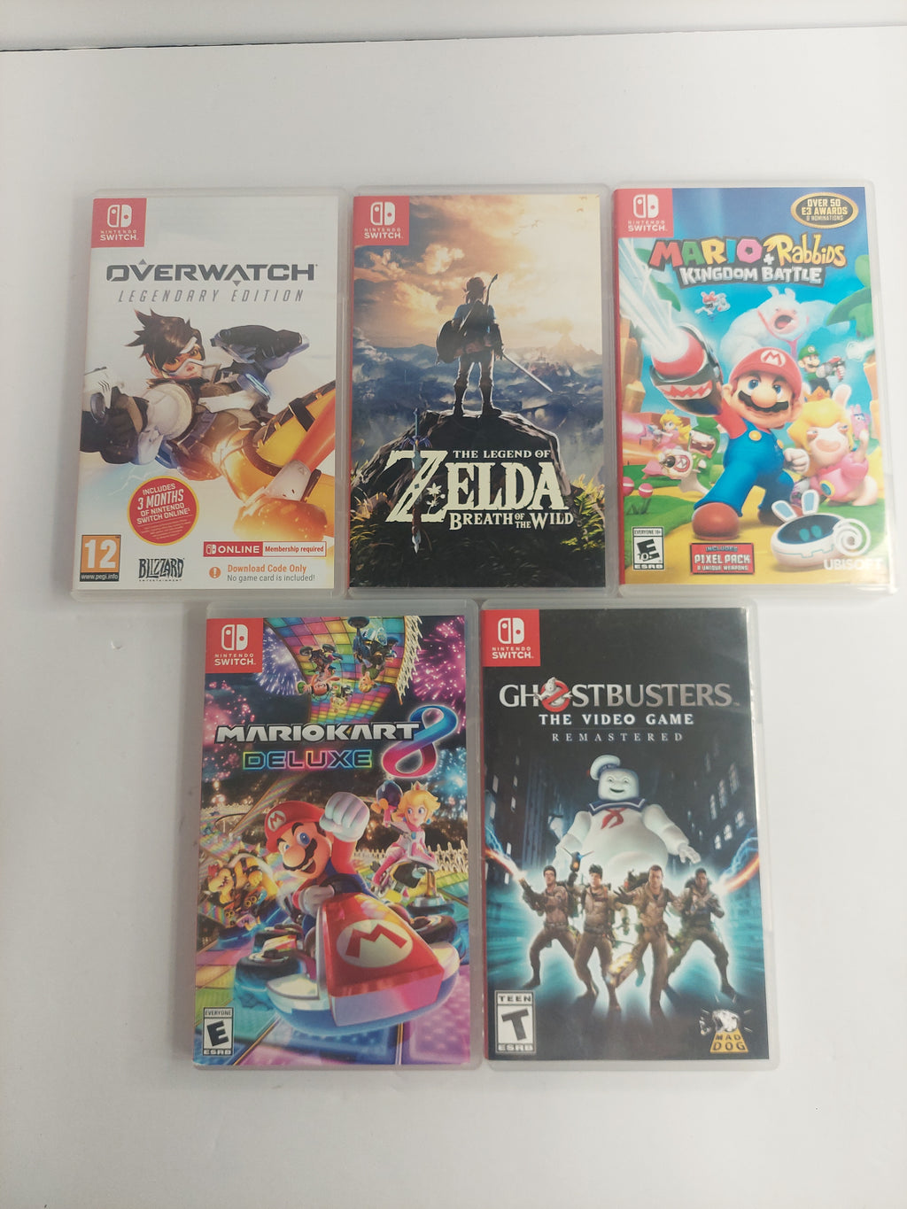 Nintendo Switch Game Cases ONLY Lot B