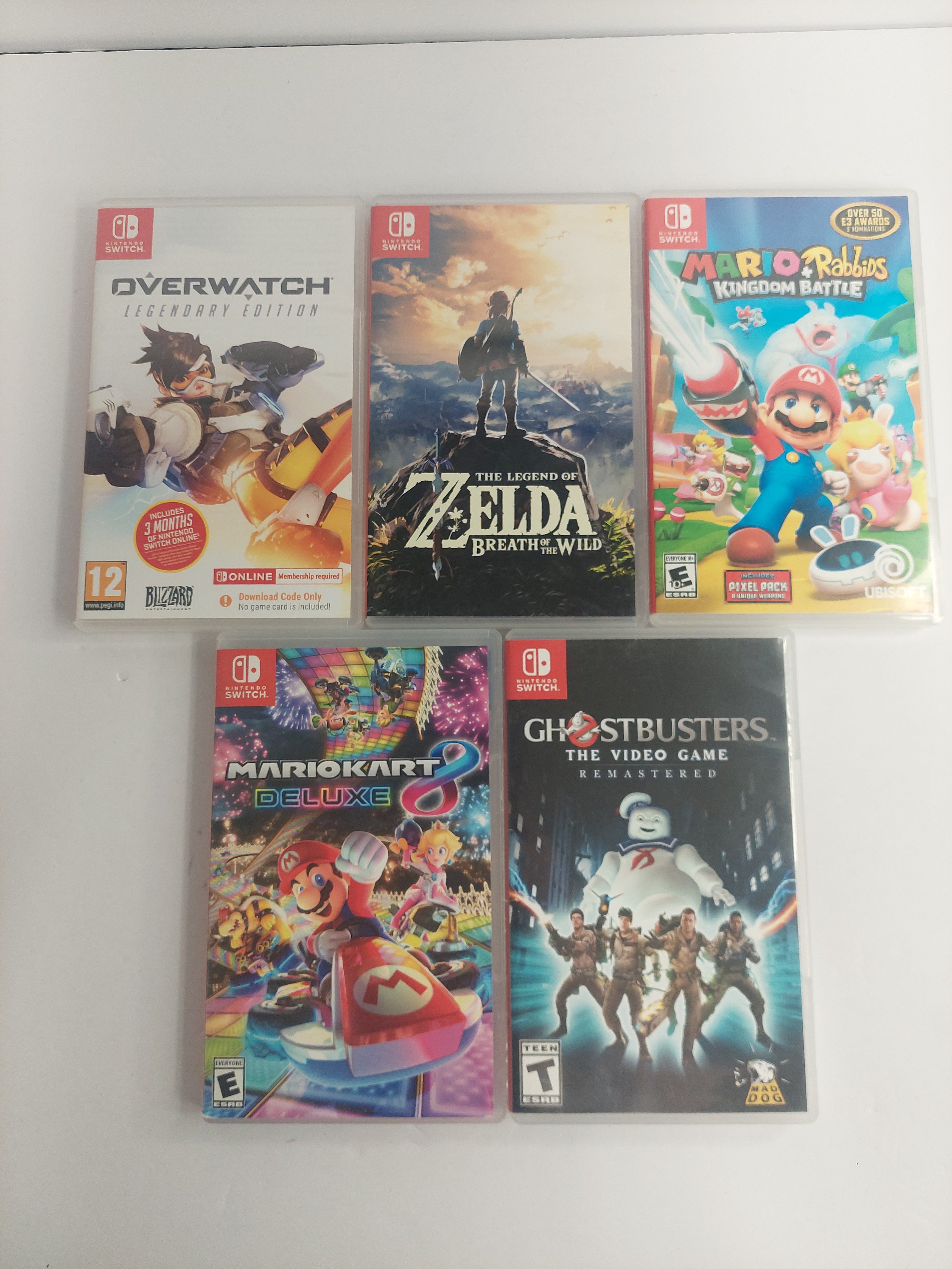 Nintendo Switch Game Cases ONLY Lot B