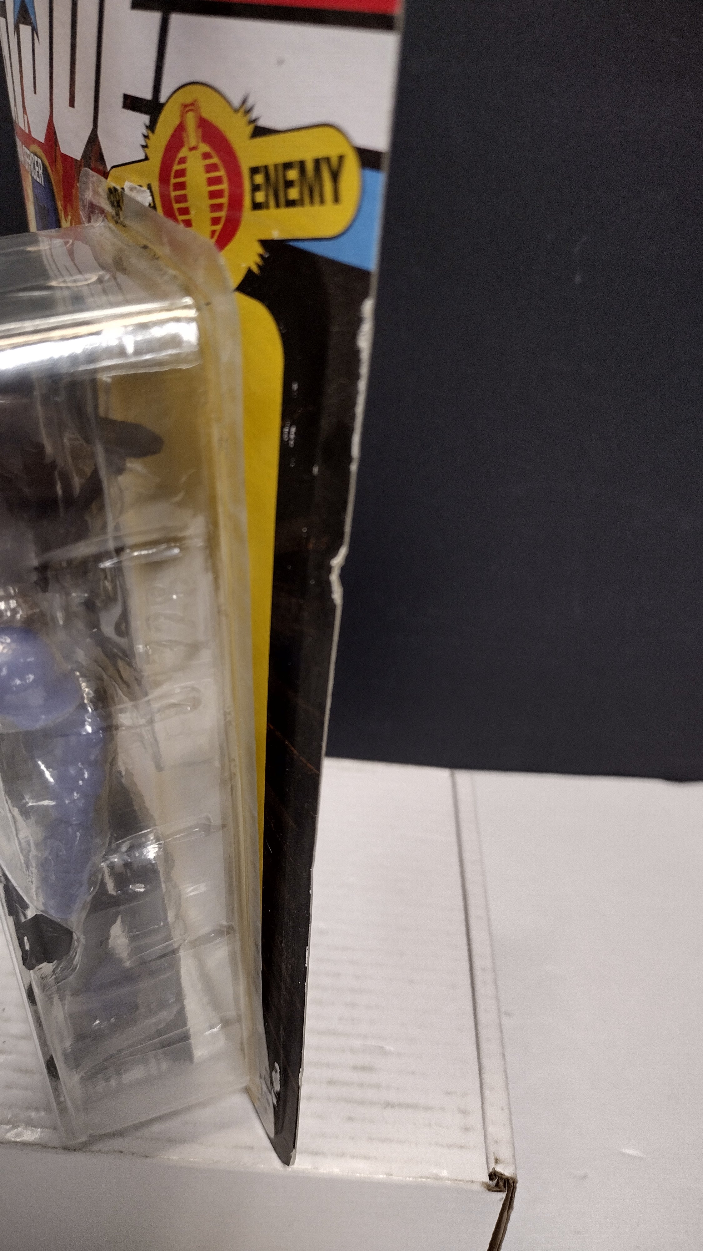 Hasbro G.I. Joe Retro Collection Cobra Officer 3.75" Action Figure (Walmart Exclusive - On Card, Right side Bubble Lift)