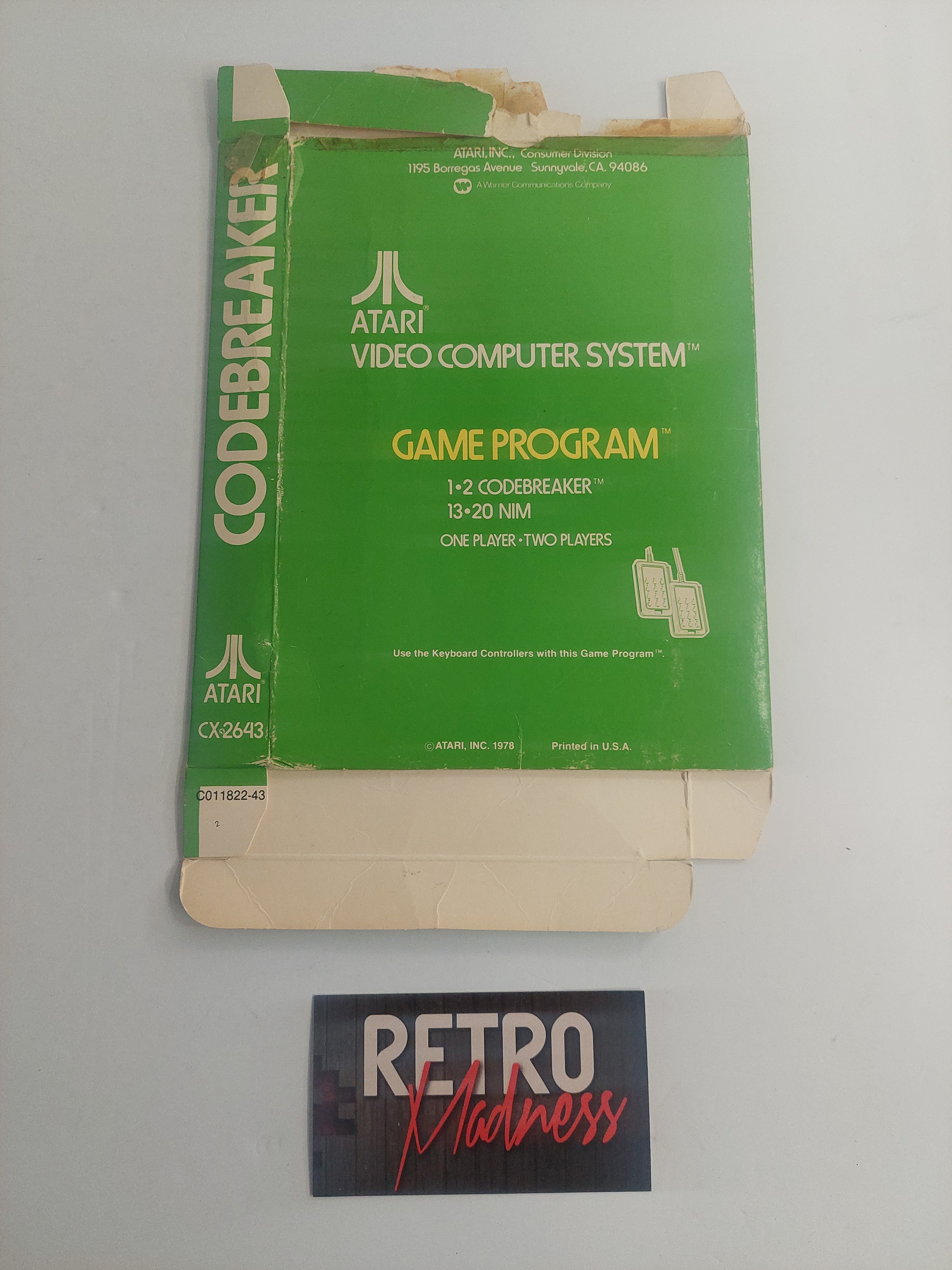 Vintage Atari 2600 Game Boxes ONLY No Games