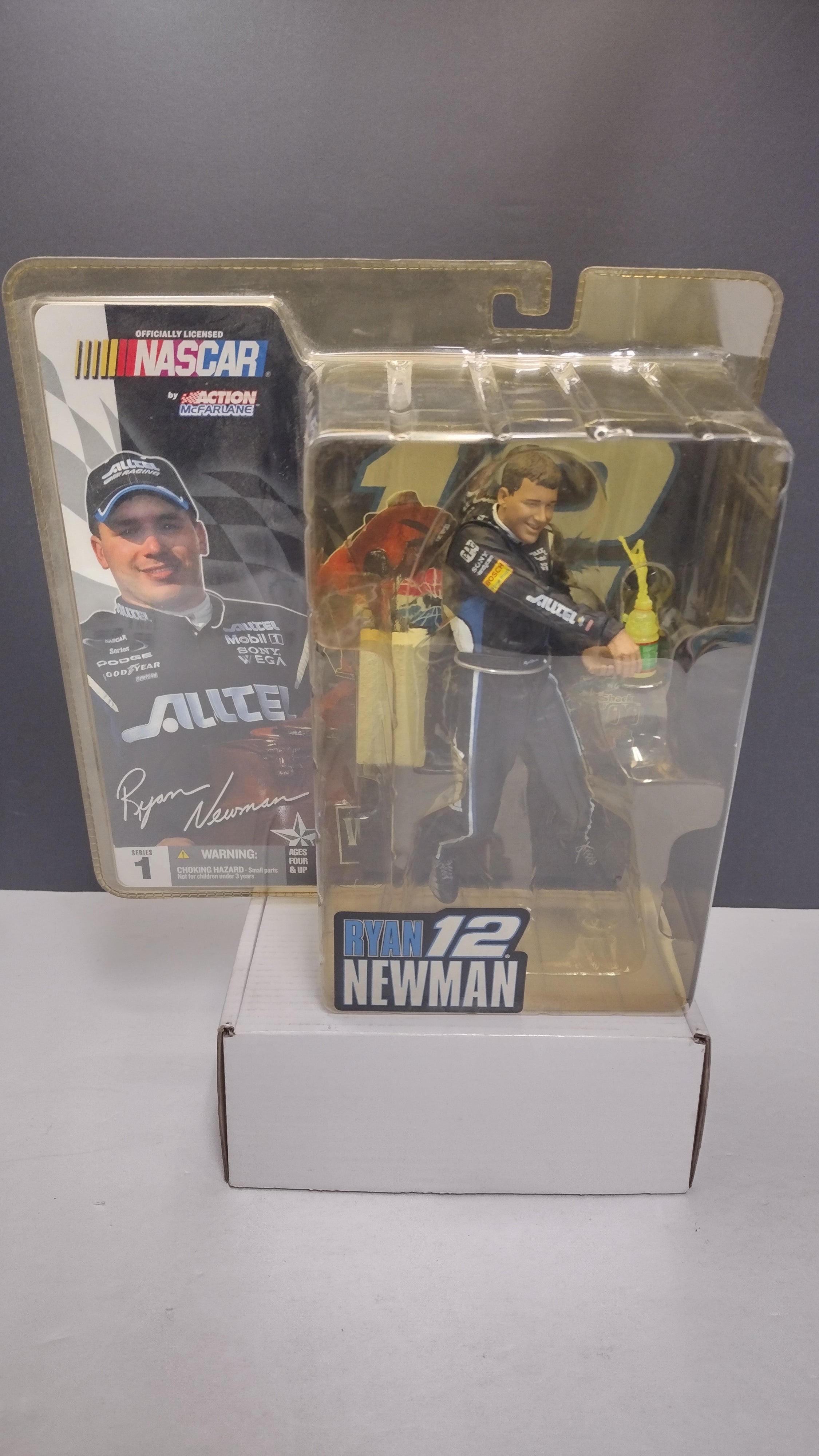 McFarlane NASCAR Series 1 Ryan Newman #12 Action Figure (2003) MOC