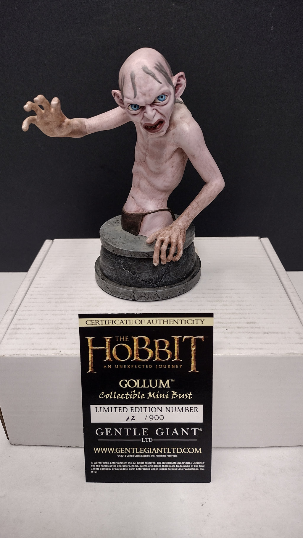 Gentle Giant Lord of the Rings / The Hobbit Gollum Mini-Bust (Limited Edition #260 of 900 - Great Condition)