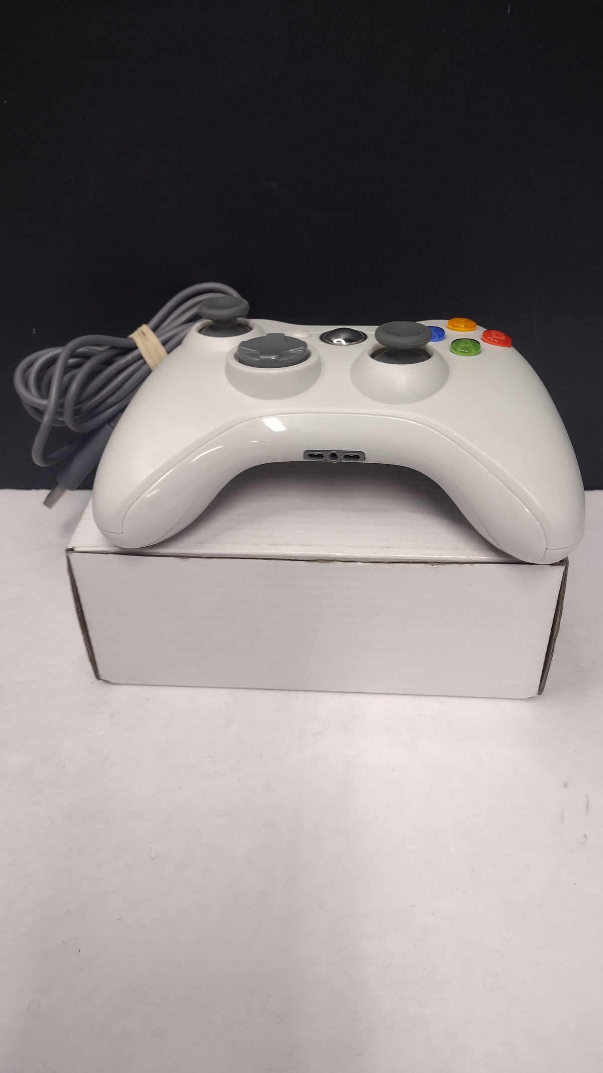 White Wired Controller for Xbox 360 Third Party Generic Gamepad Tested
