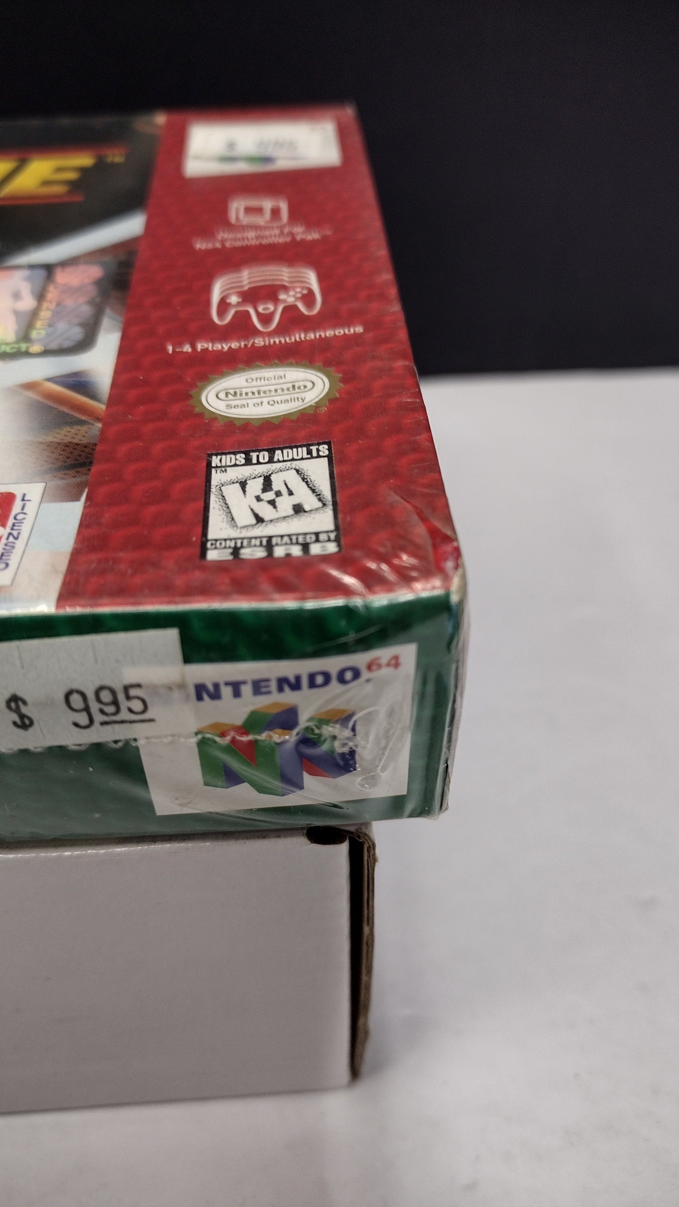 Vintage 1996 Nintendo 64 NBA Hang Time Game (Complete & Factory Sealed in Box with Protector)