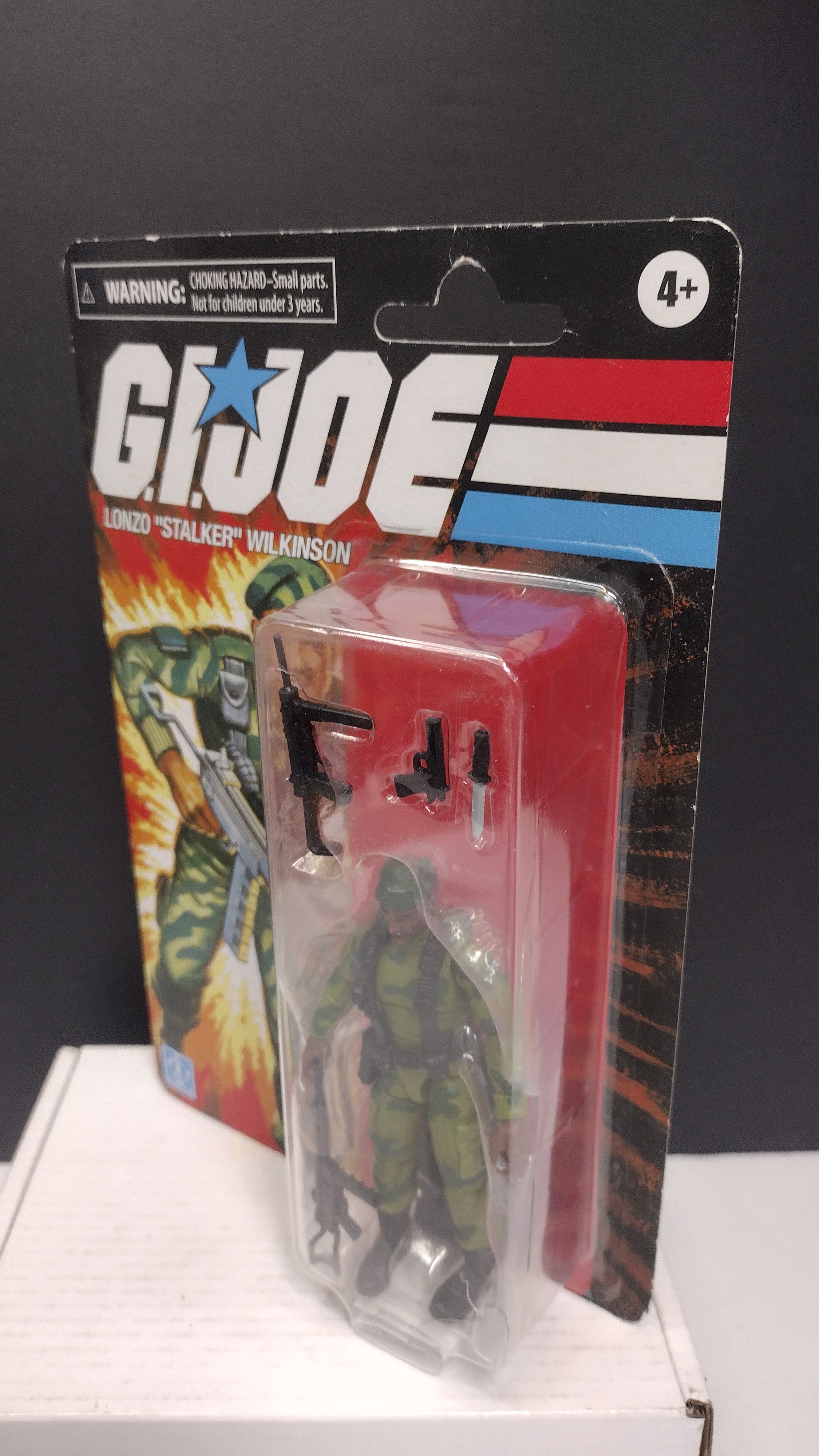 Hasbro GI Joe Retro Lonzo Stalker Wilkinson Figure Walmart Exclusive- Sealed