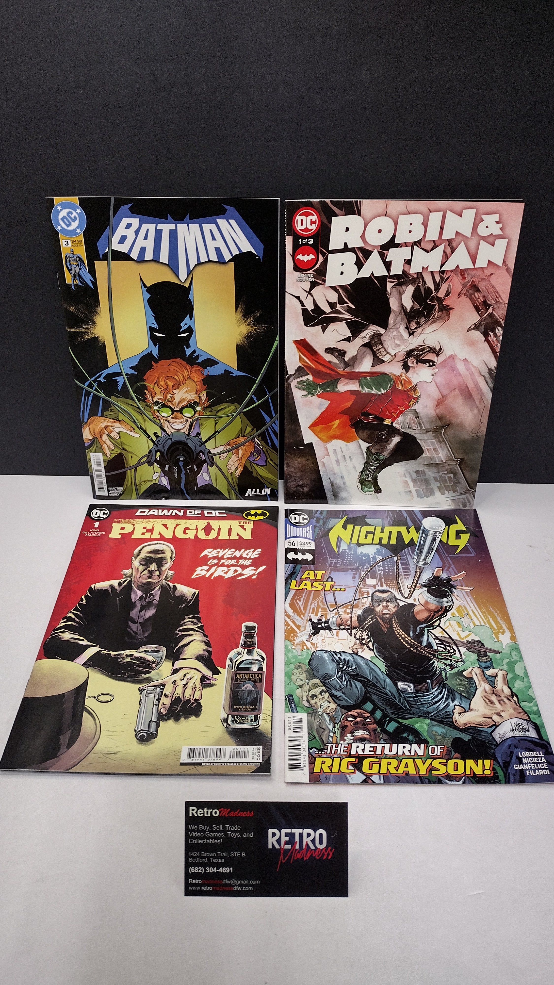 DC Comics Modern Era Lot – 4 Book Set - Lot B (Brand New / Unread)