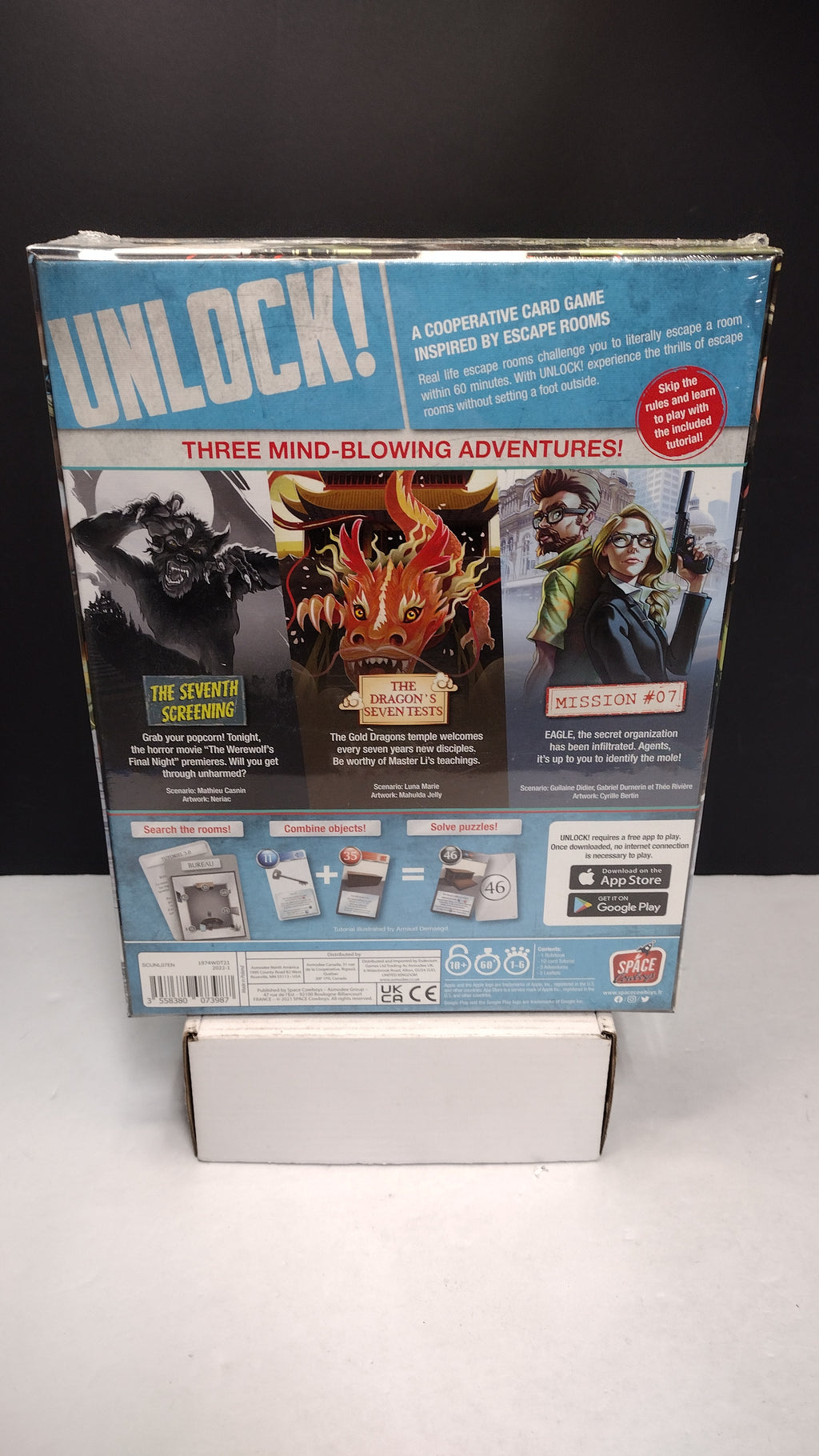 Unlock! Epic Adventures Escape Room Board Game 3-in-1 Box Set New Sealed