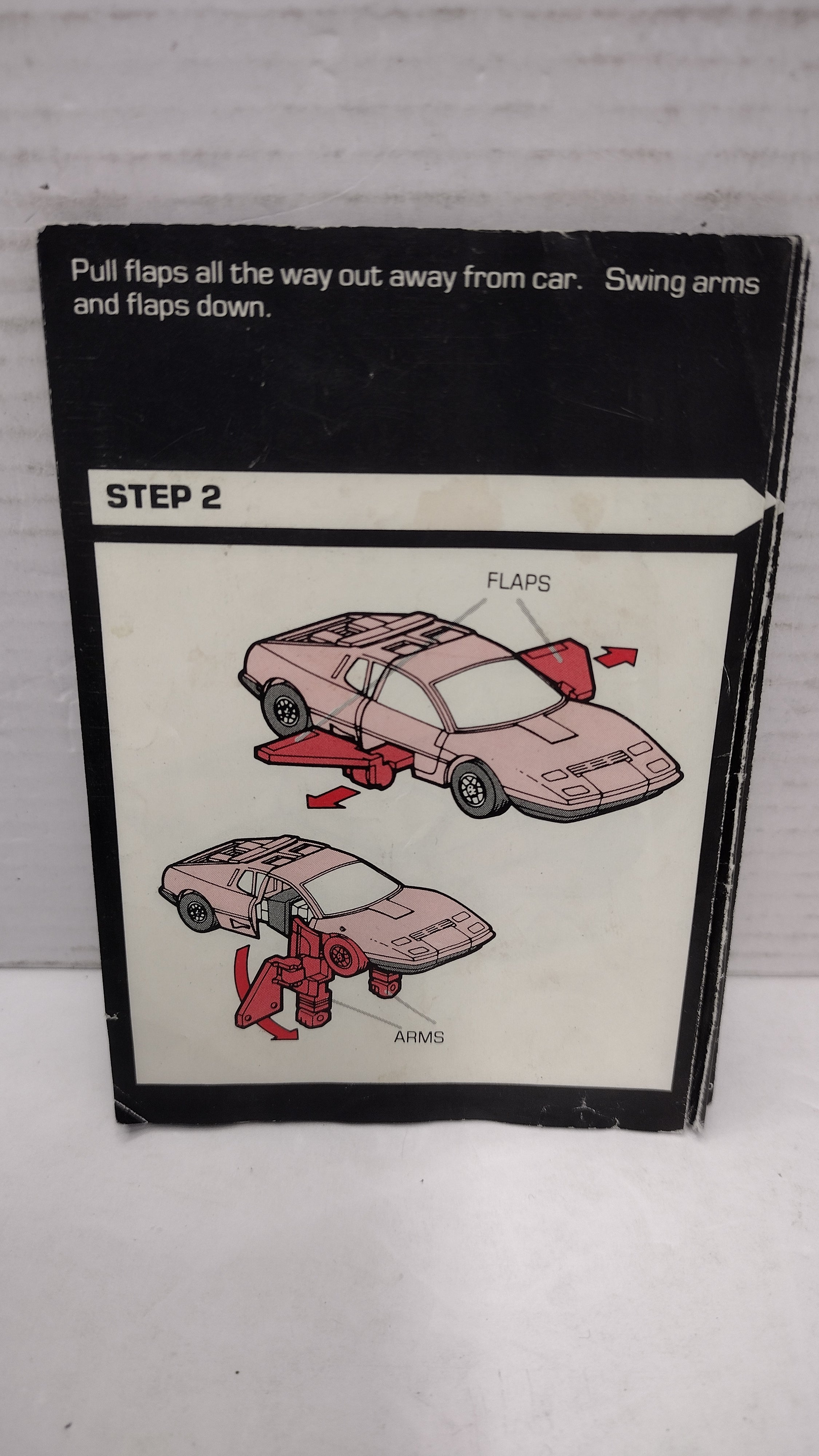 Vintage 1984 Original G1 Transformers Omnibot Overdrive - Instruction Booklet