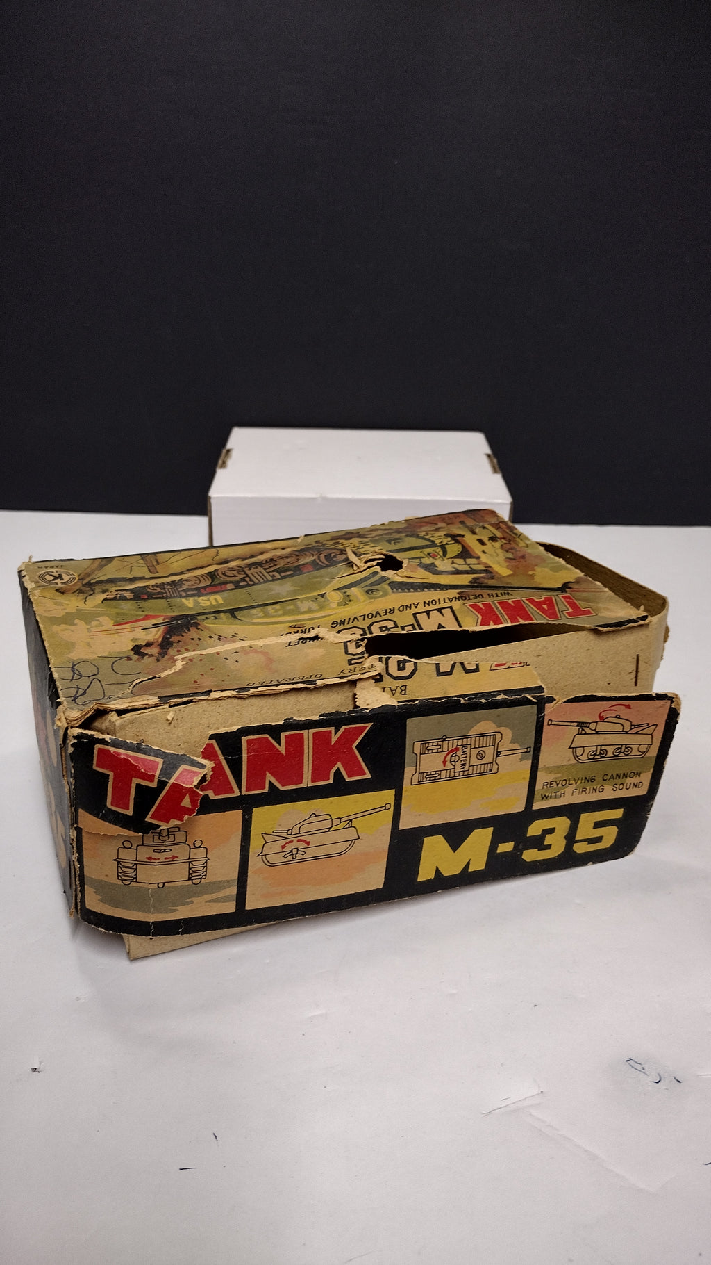 Ultra Rare Cragstan Japan M-35 Military Tank – Vintage 1950s Tin Toy