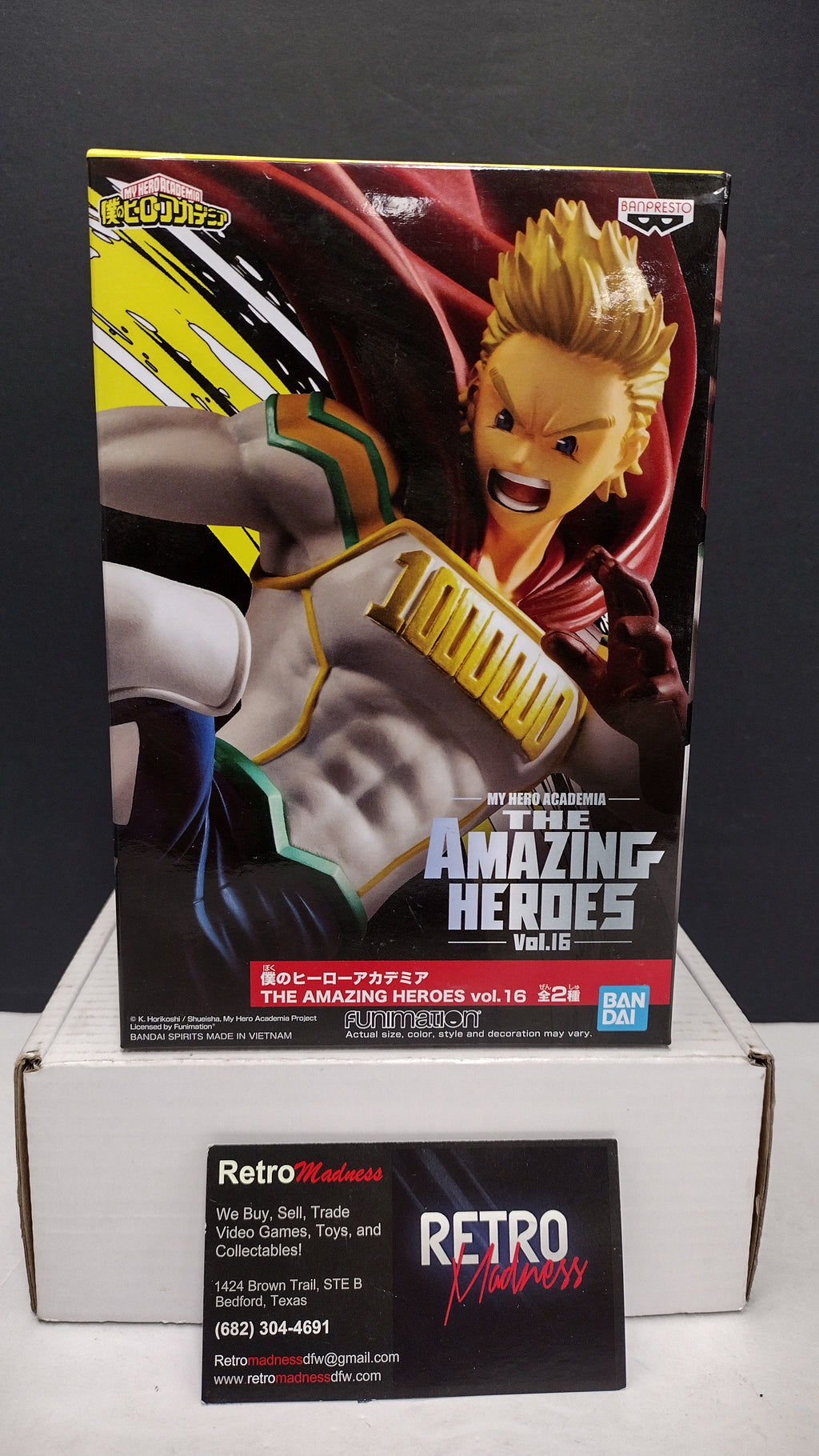 My Hero Academia The Amazing Heroes Vol. 16 Mirio Togata (Lemillion) Statue Figure (Banpresto / Bandai Spirits - Brand New Sealed)