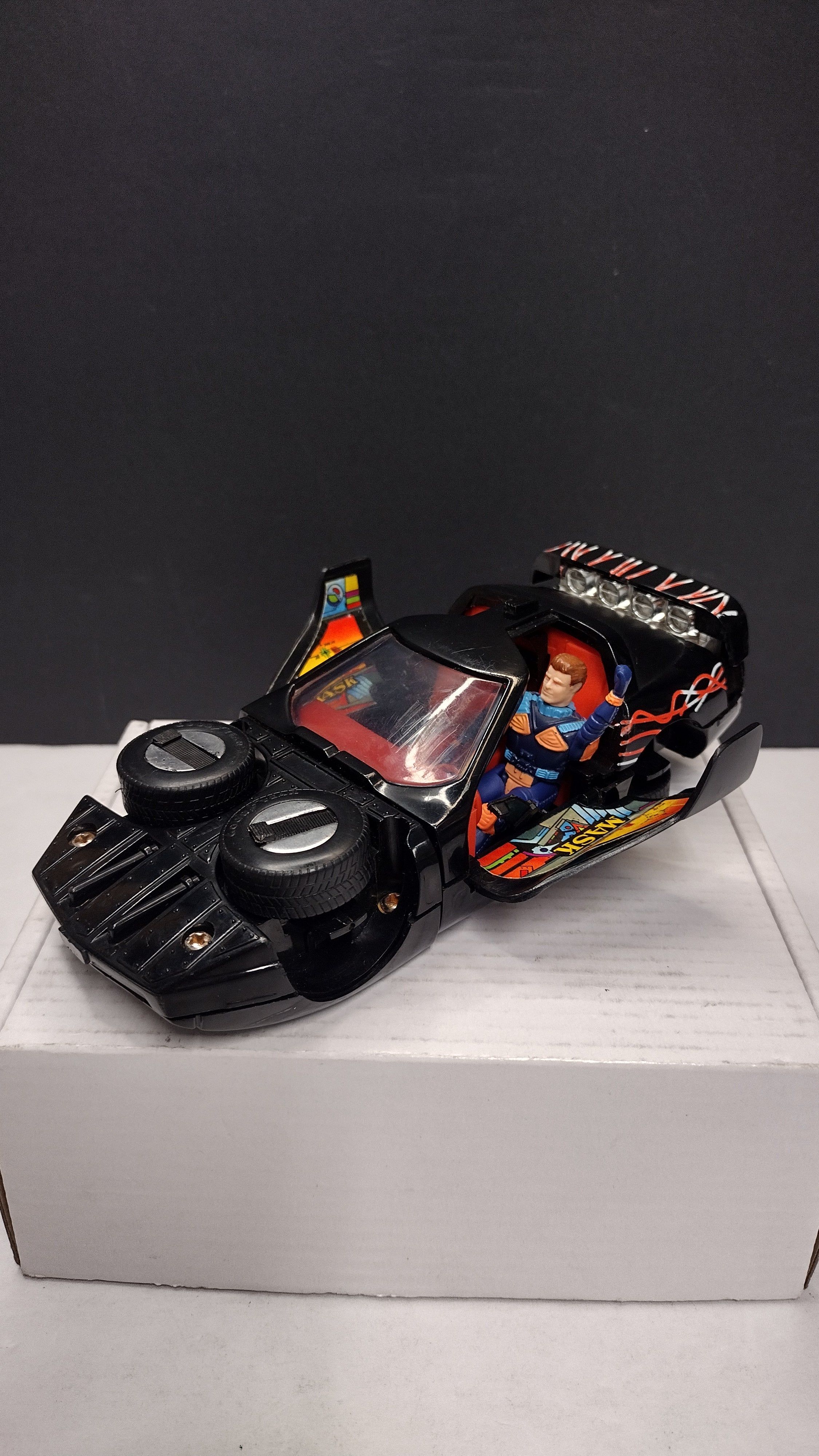 Vintage 1986 Kenner M.A.S.K. Series 2 Raven & Calhoun Burns (Loose / Incomplete)