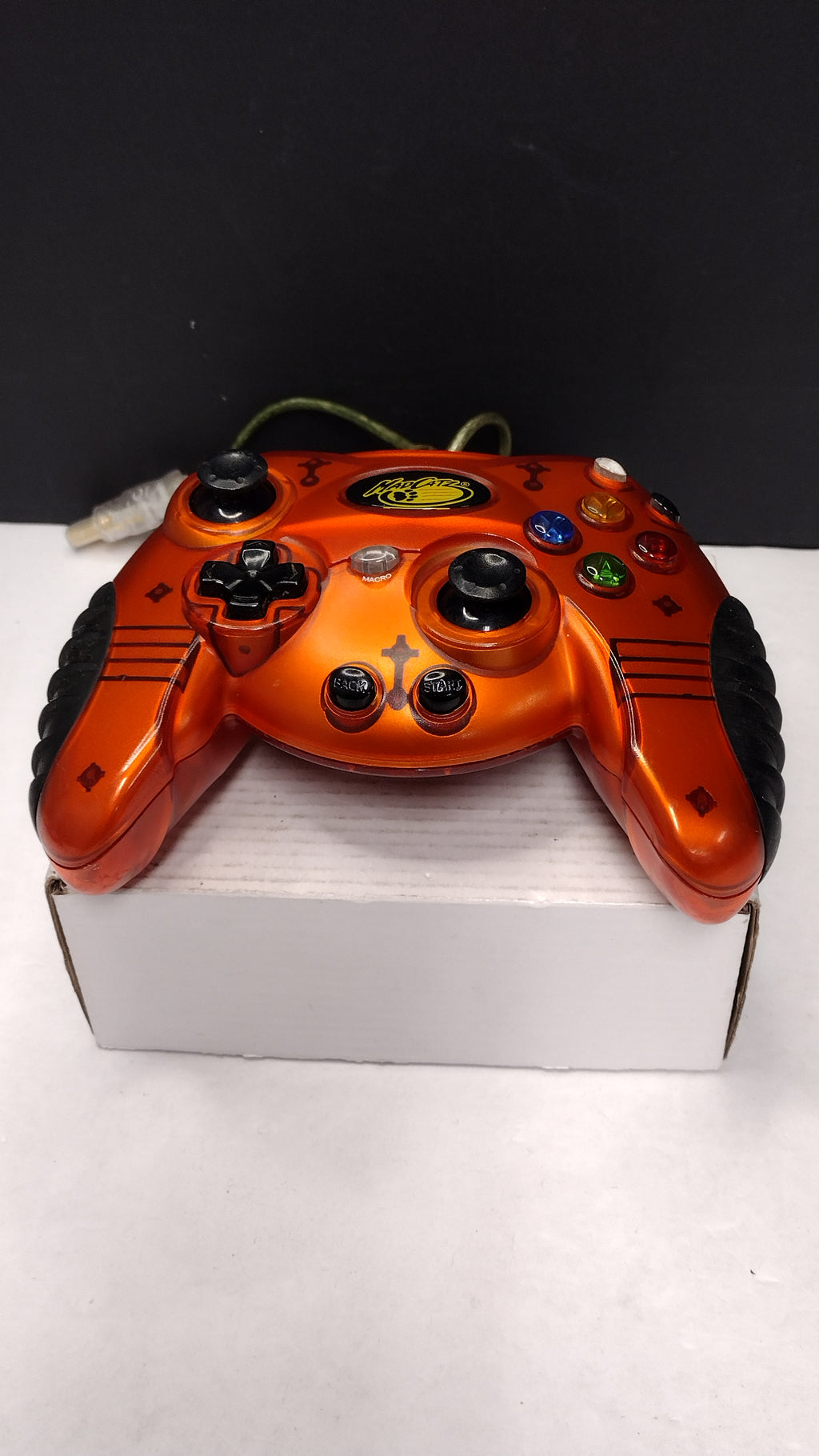 Mad Catz Original XBOX Wired Controller Transparent Orange-tested