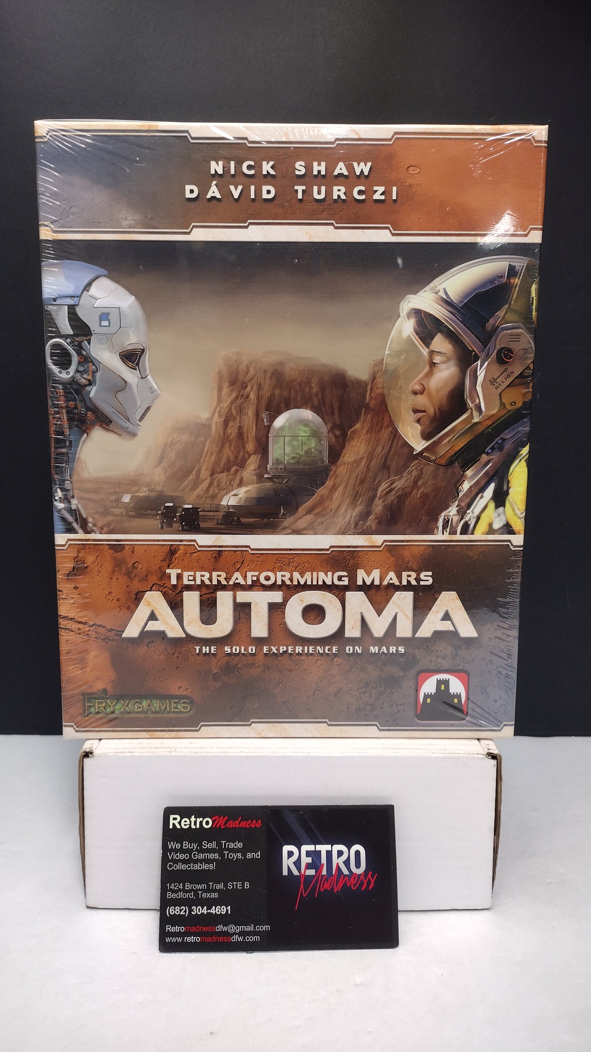 Terraforming Mars Automa Solo Expansion Board Game New Sealed