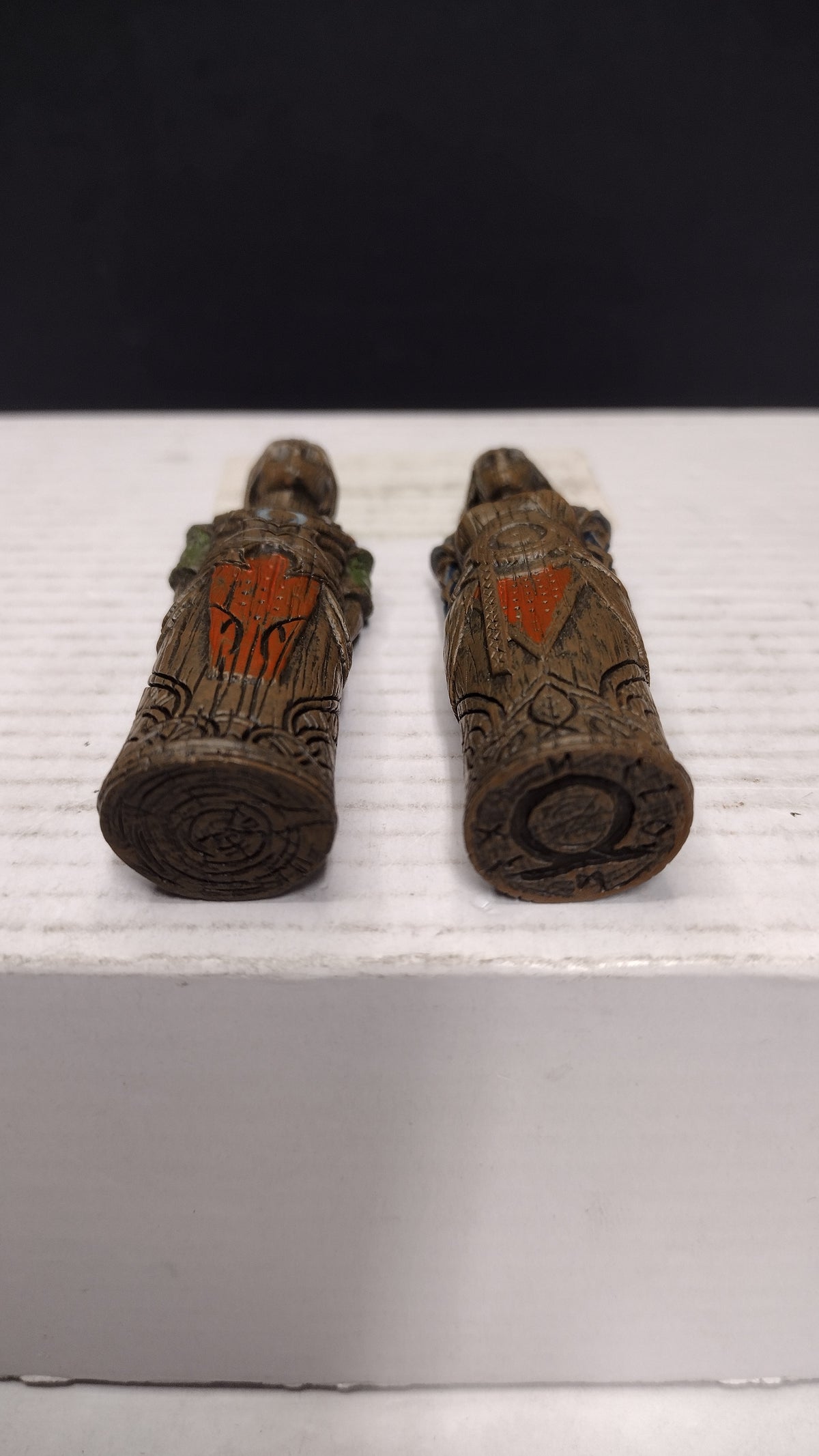 God of War Ragnarok Collector Edition 2in Vanir Twins Carving Figures