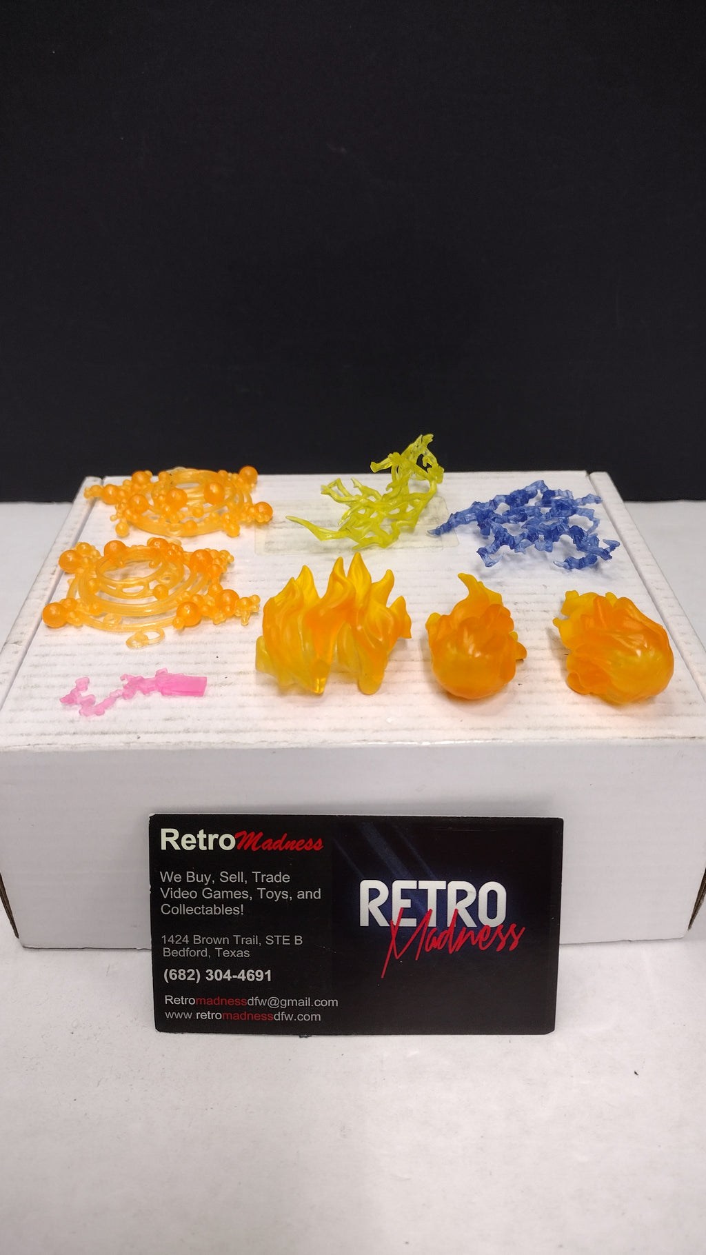 Marvel Legends Translucent Plastic Effect Parts Lot 8 Pieces