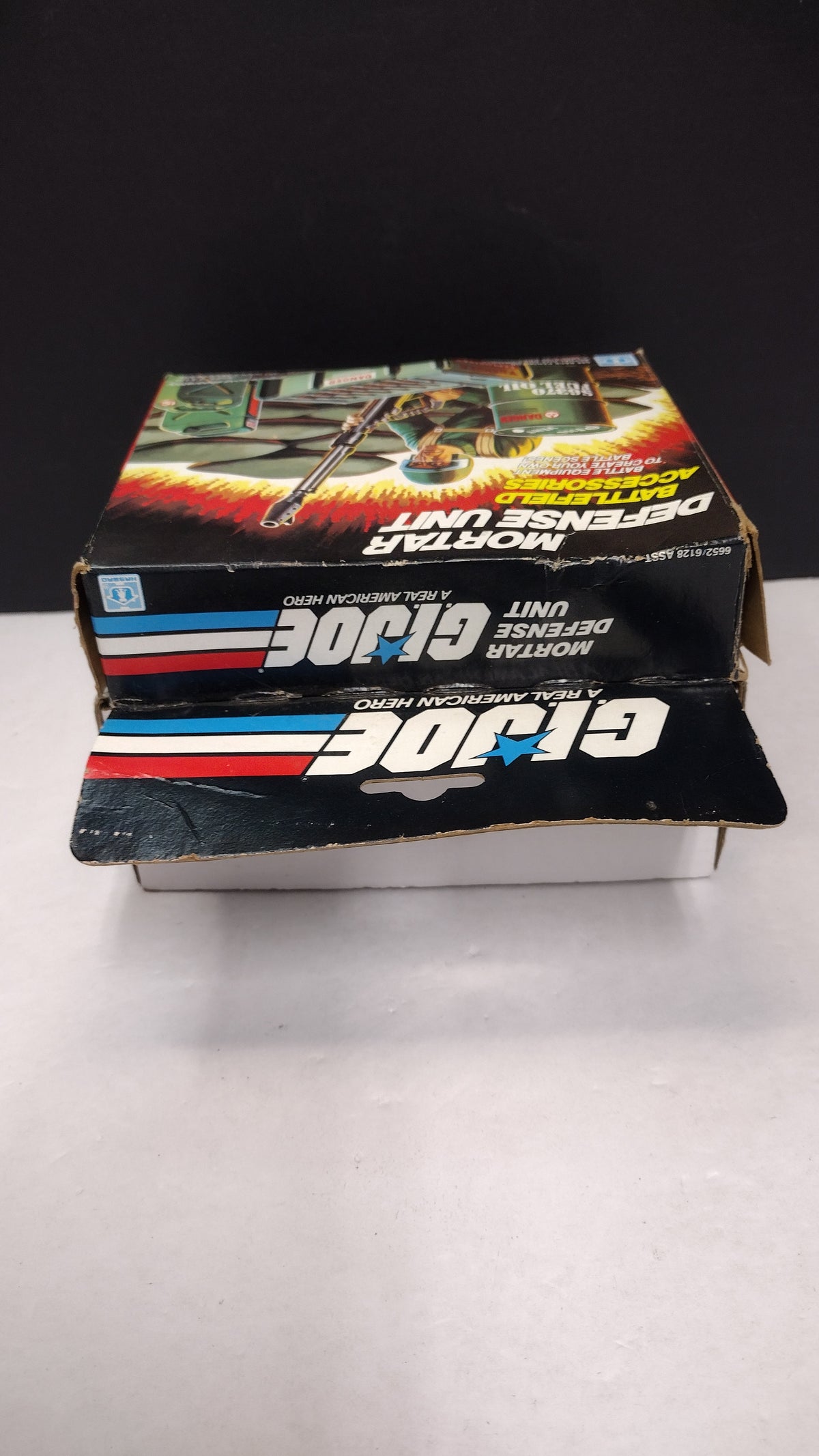 GI Joe Mortar Defense Unit EMPTY BOX ONLY Hasbro Vintage 1980s