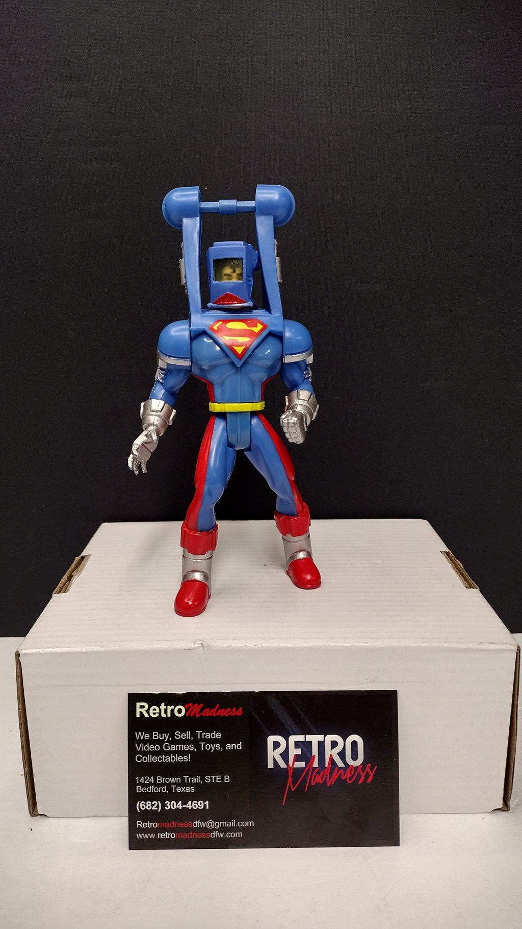 Superman Animated Series Anti-Kryptonite Superman (1997 Kenner)