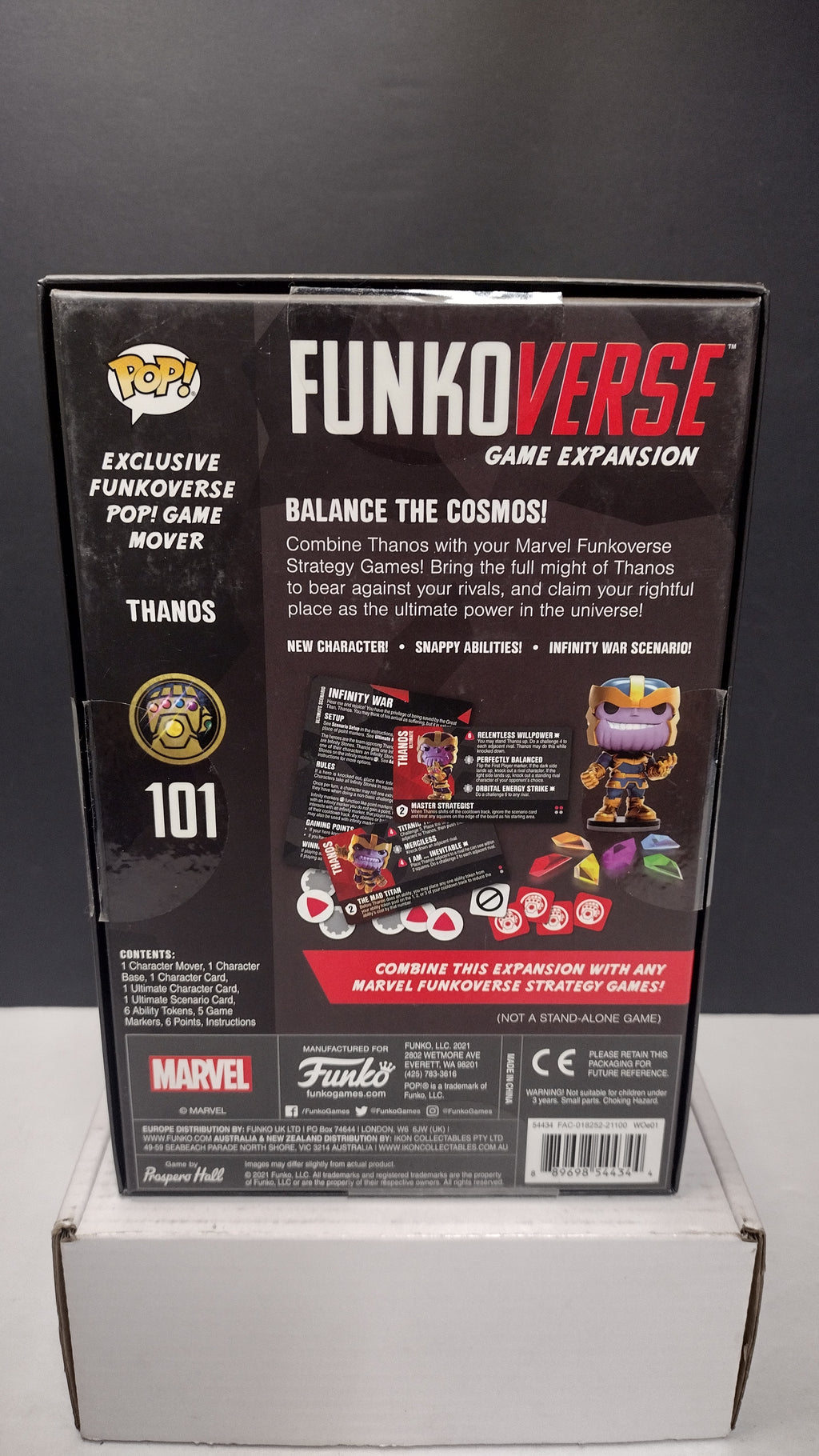 Funkoverse Marvel Thanos 101 Limited Edition Chase Pop Game Expansion (Open Box)