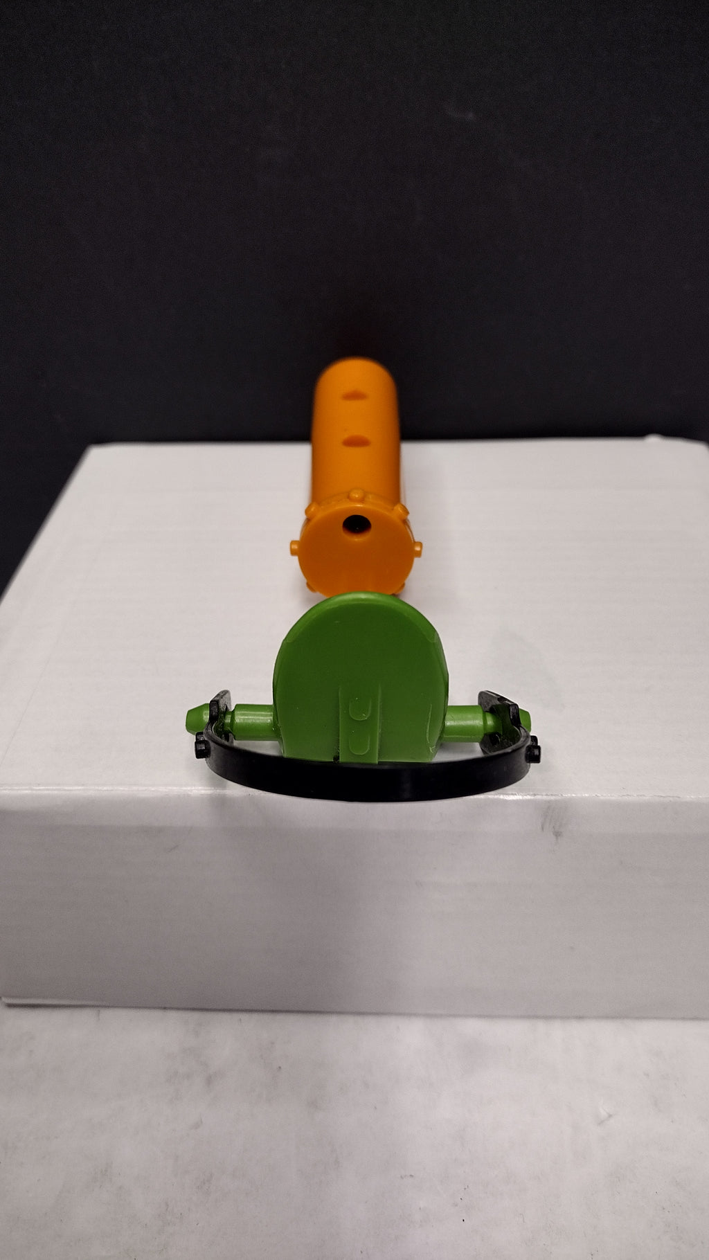 Vintage TMNT 1989 Double Barrel Plunger Gun Seat Mount Barrel and Seatbelt Lot OEM