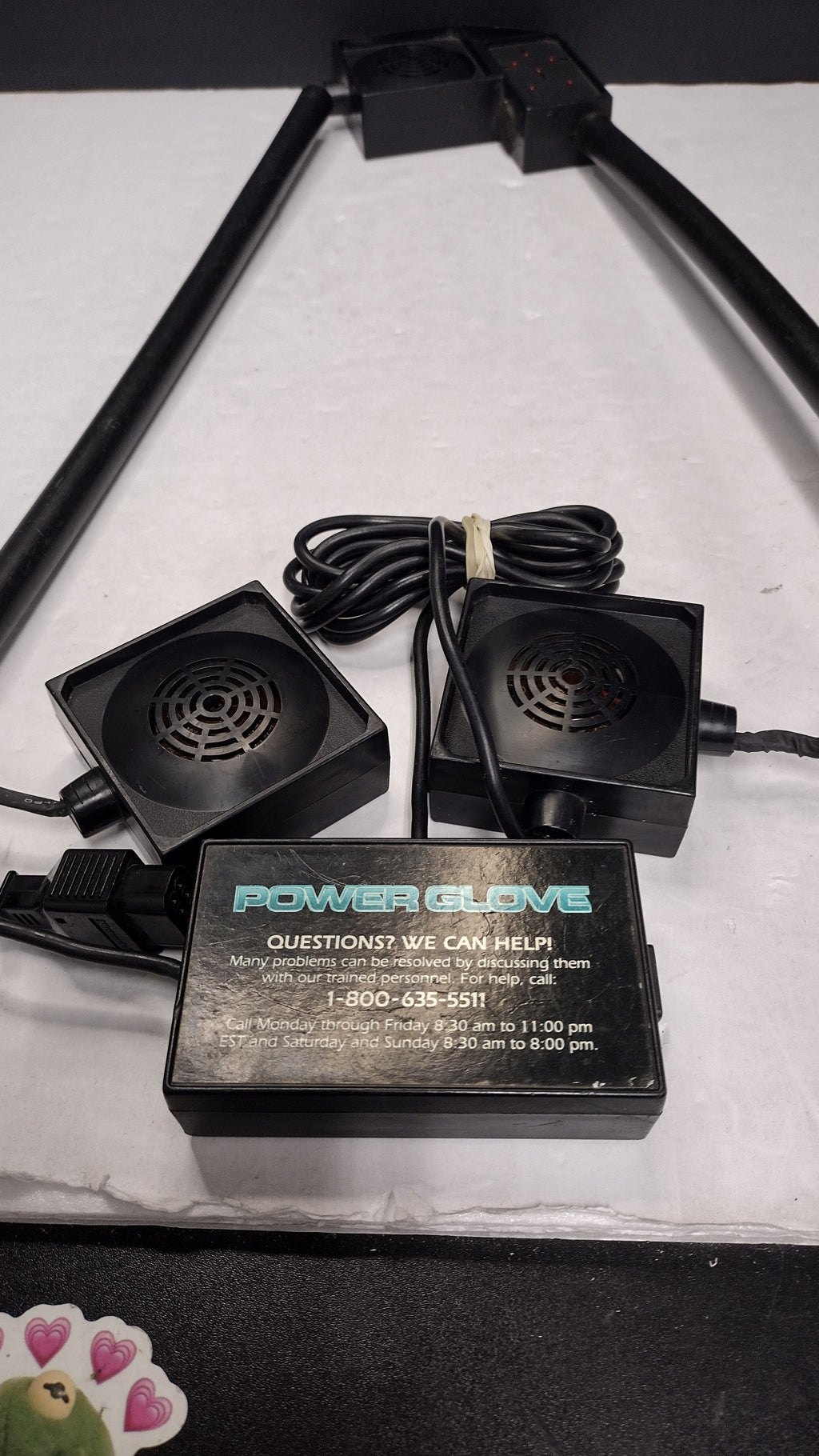 Vintage Nintendo NES Power Glove Sensor Bar ONLY Authentic Mattel OEM - Untested