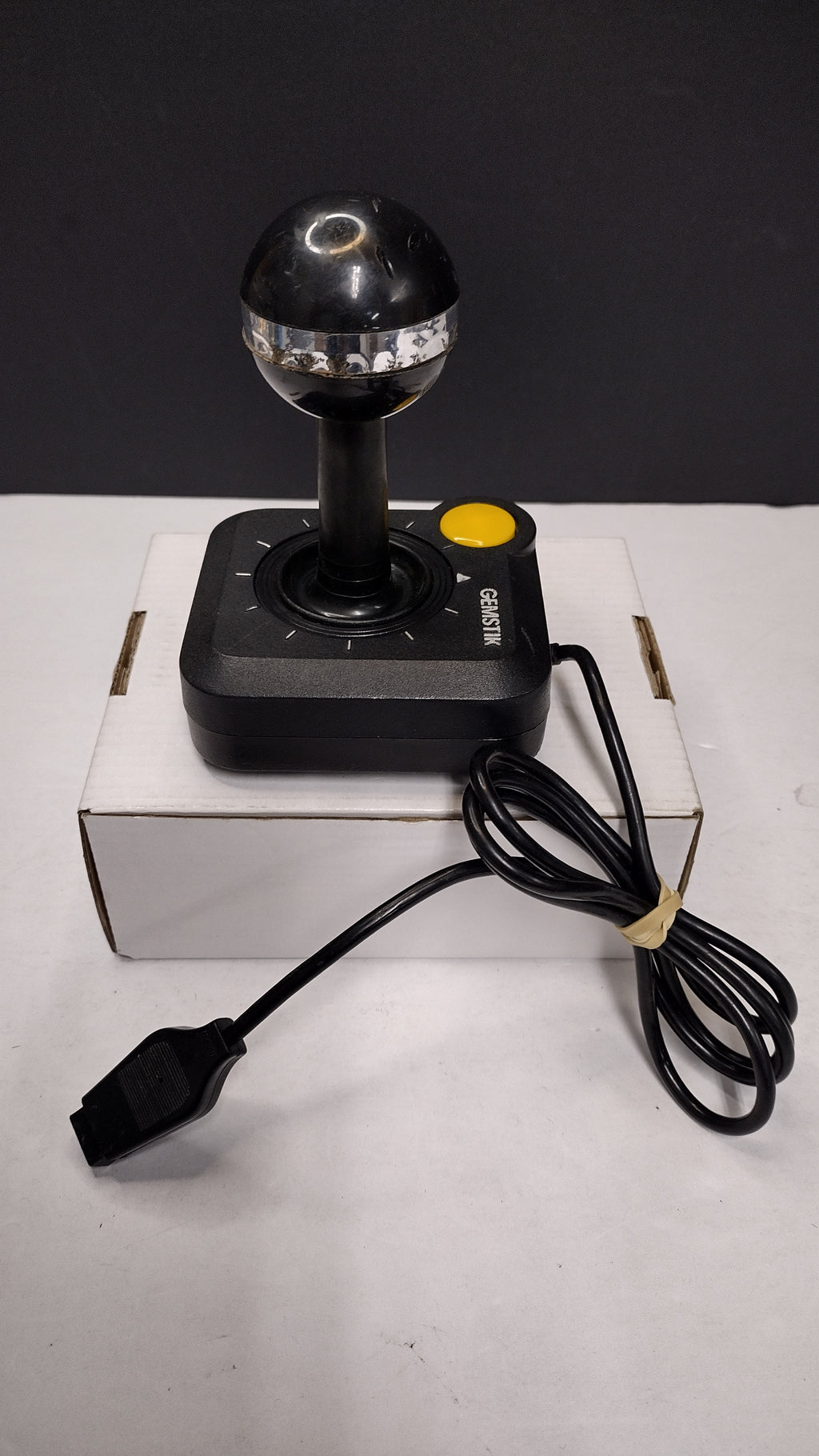 Vintage Gemini Gemstik Wired Joystick Controller with Gemgrip for Atari 2600 & Commodore 64