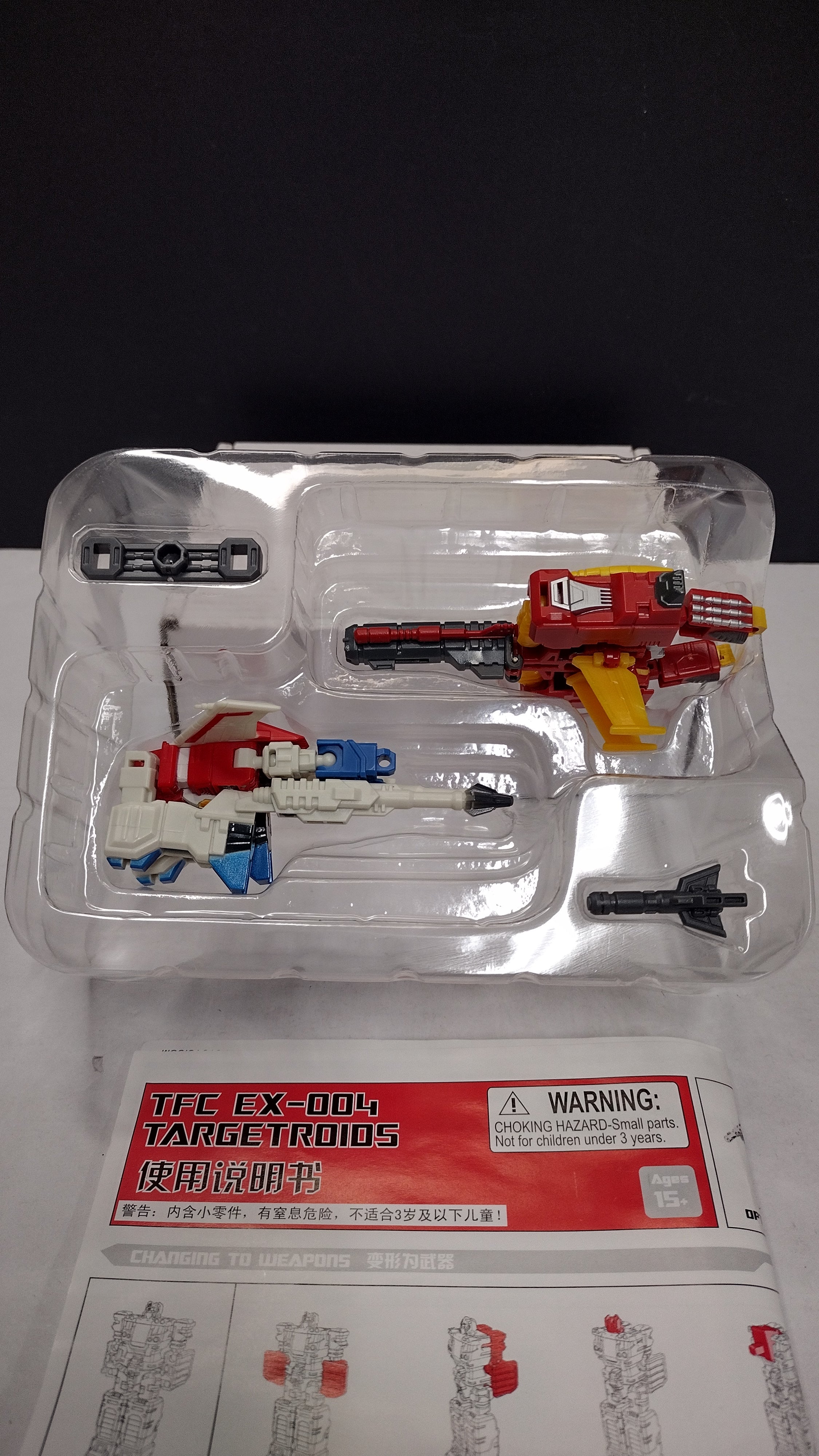 TFC Toys Targetroids EX-004 Screamer & Hot Flame 2-Pack (Open Box / Complete)